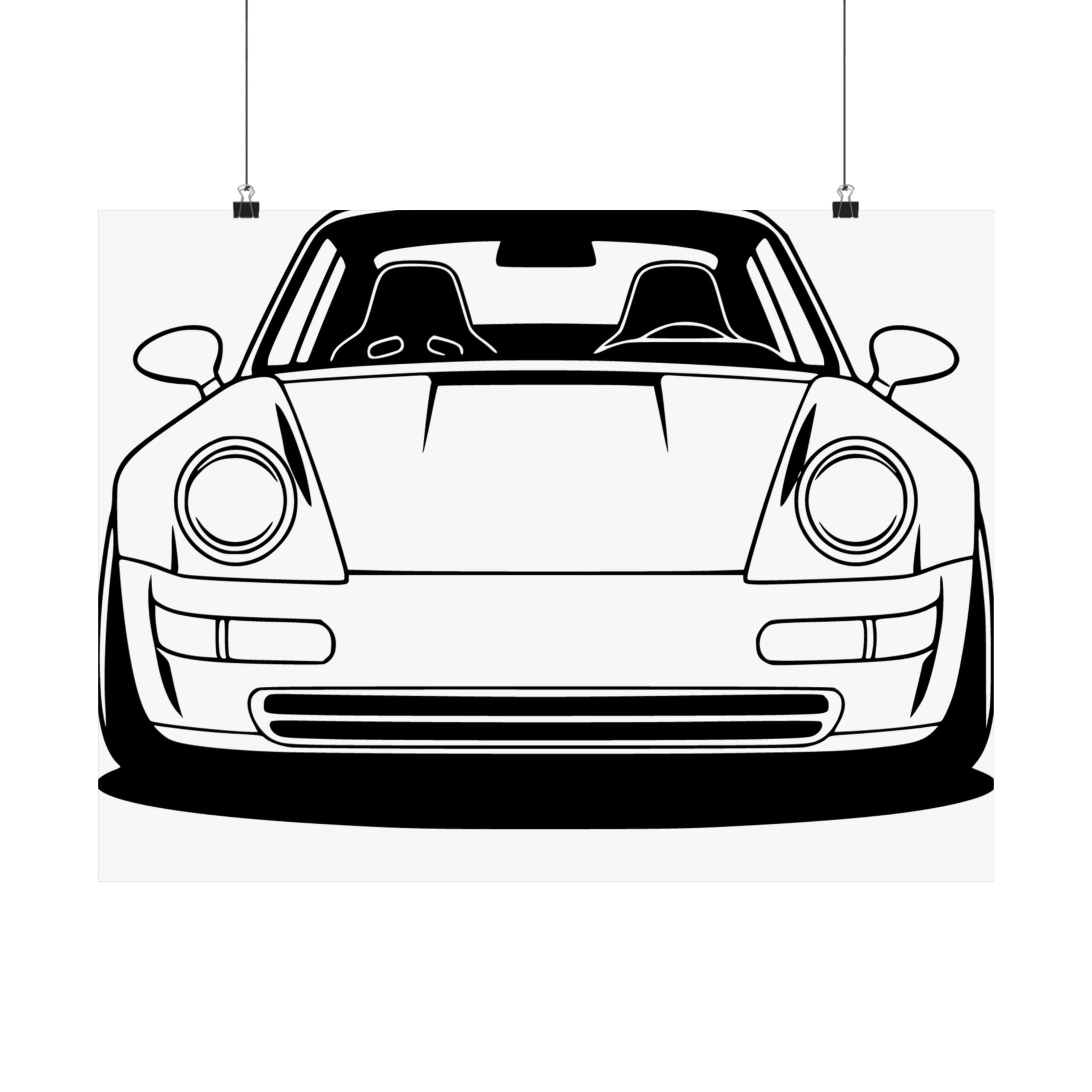 Porsche 964 Singer Poster