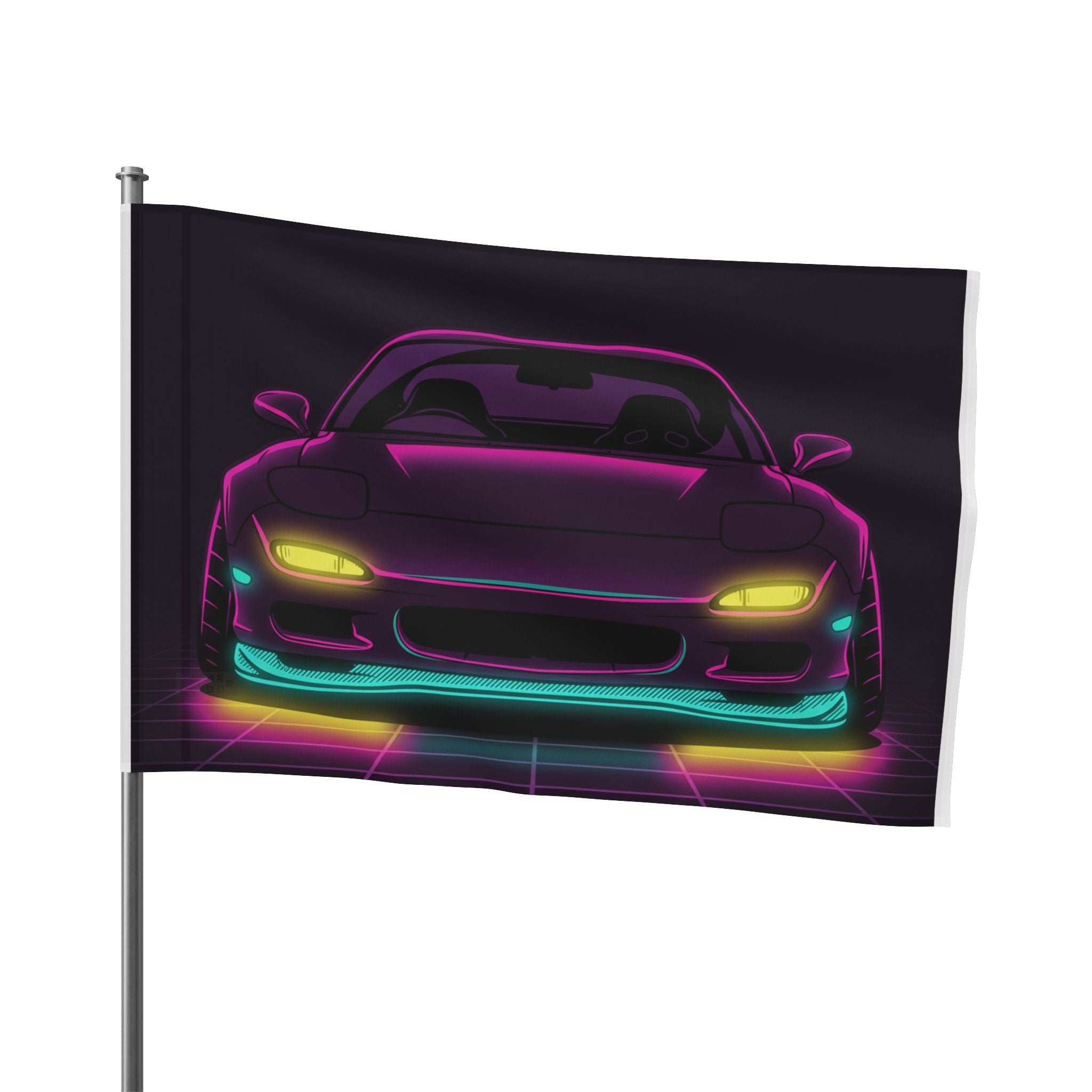 Mazda RX-7 FD Garage Flag
