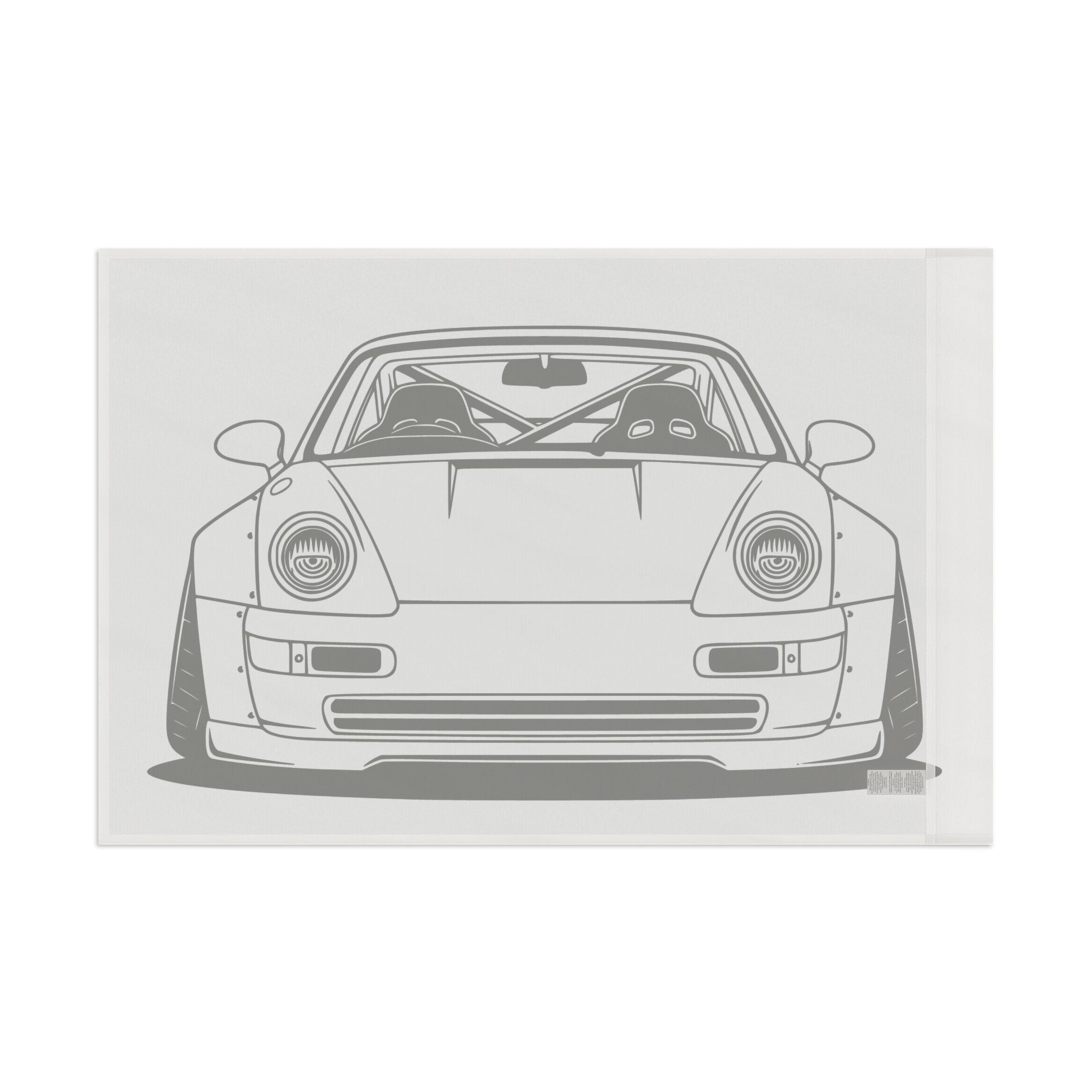 Porsche 964 Turbo Garage Flag