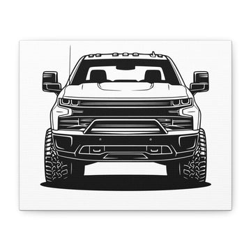 Chevy Silverado Trail Boss (2019+) Canvas Wall Art