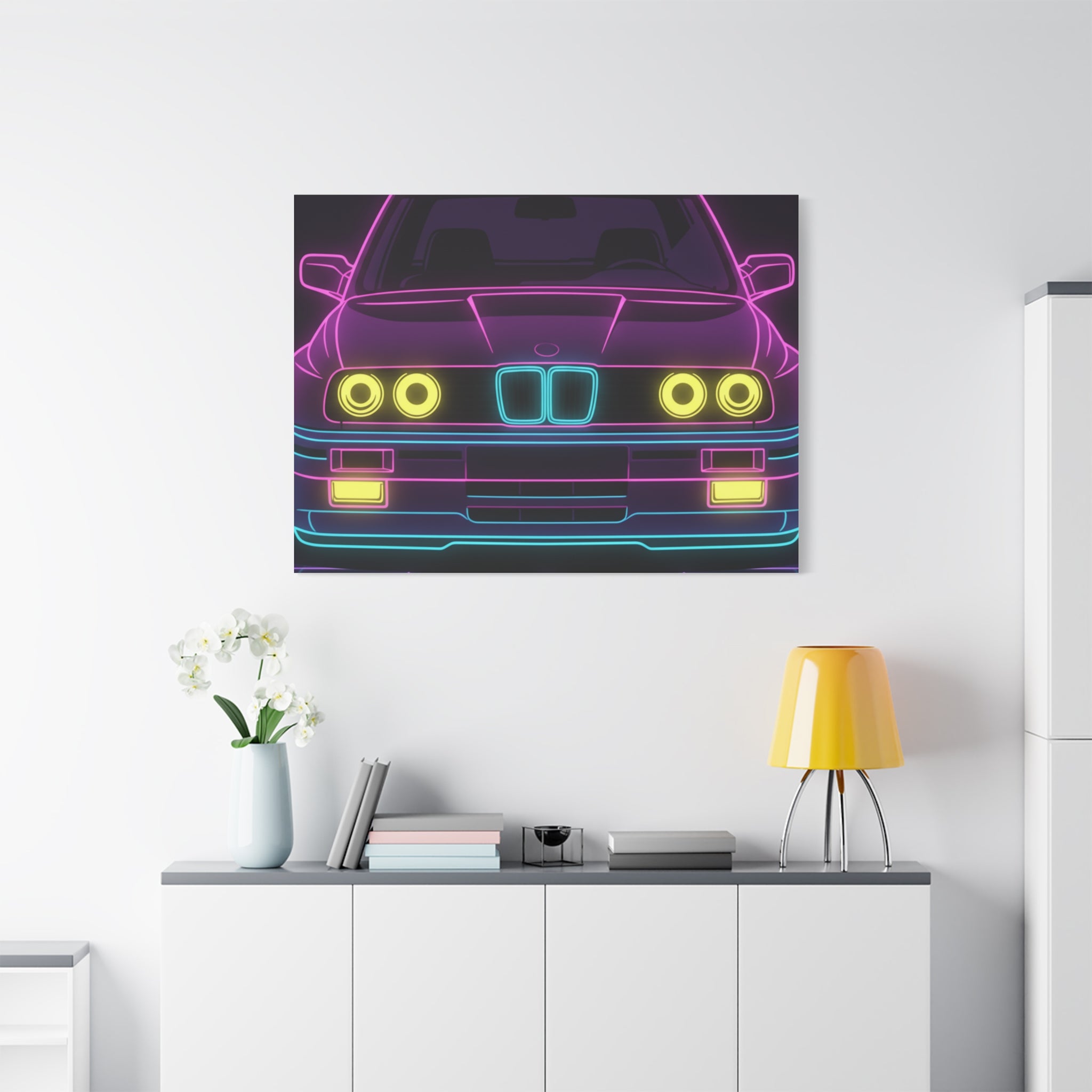 BMW E30 Canvas Wall Art