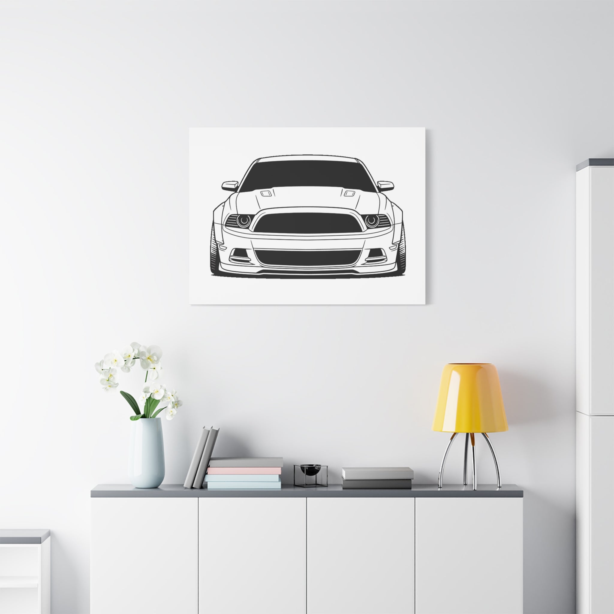 Ford Mustang GT (S197) Canvas Wall Art