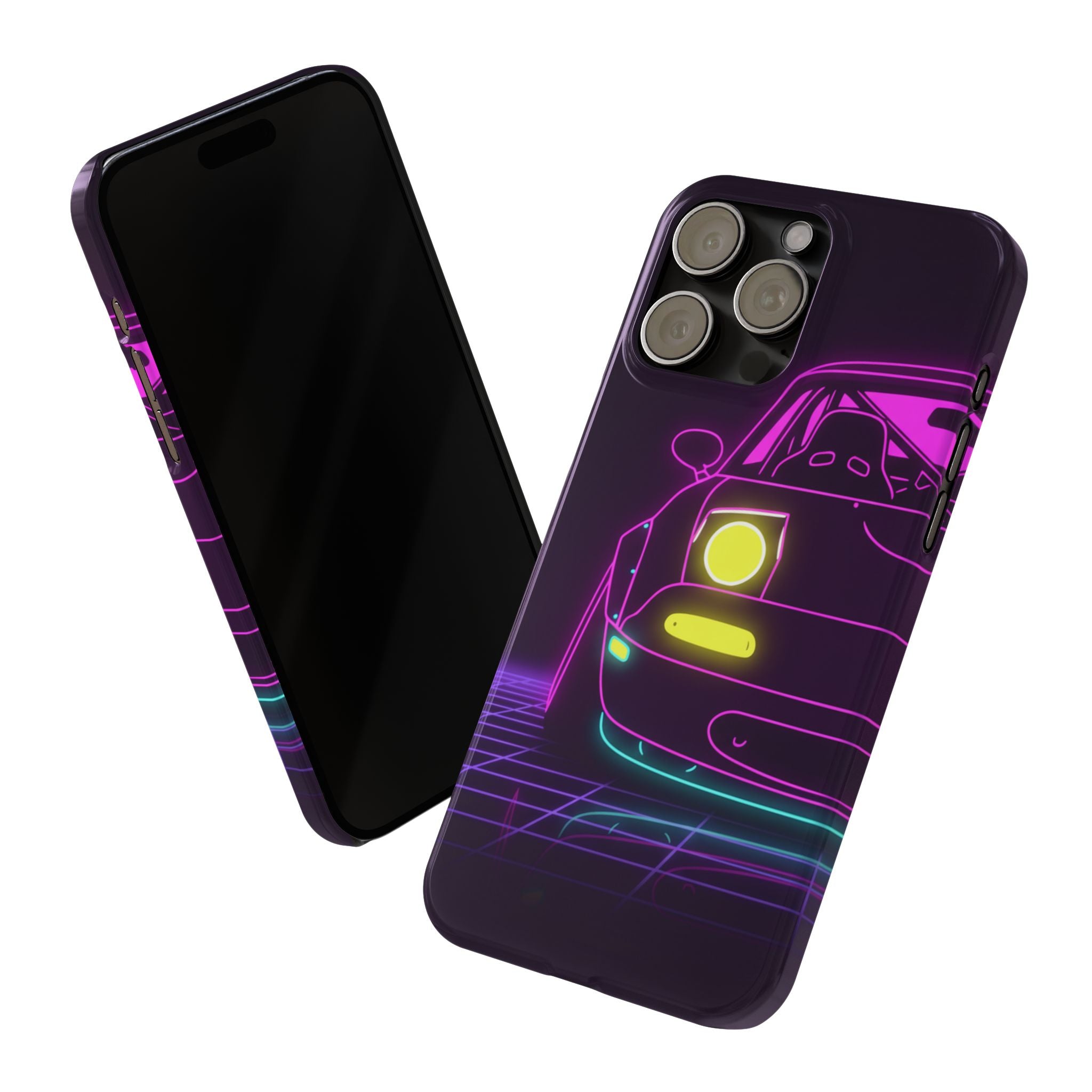 Mazda Miata NA (1989-97) Neon Synthwave Phone Case