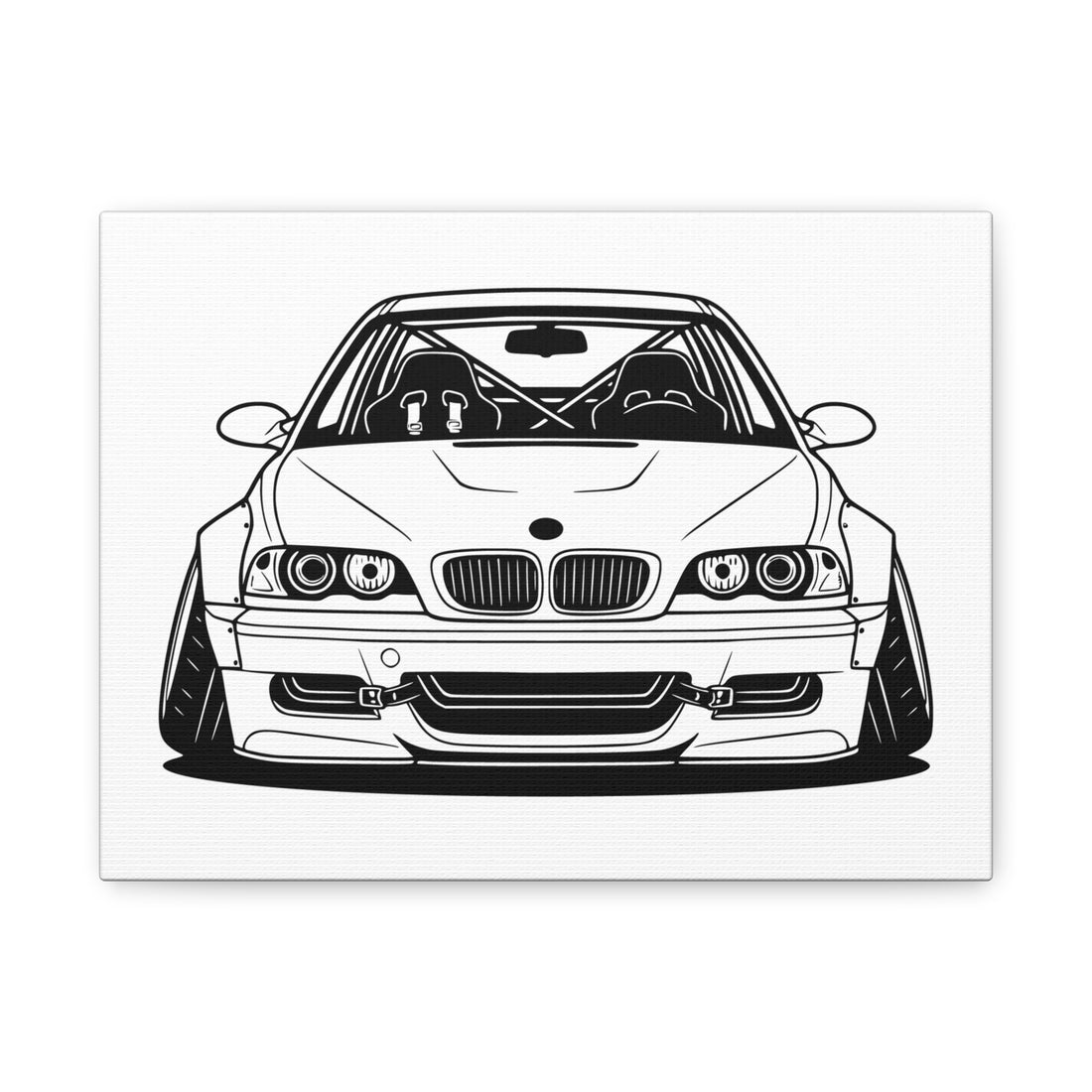 BMW E46 M3 (2000-06) Canvas Wall Art