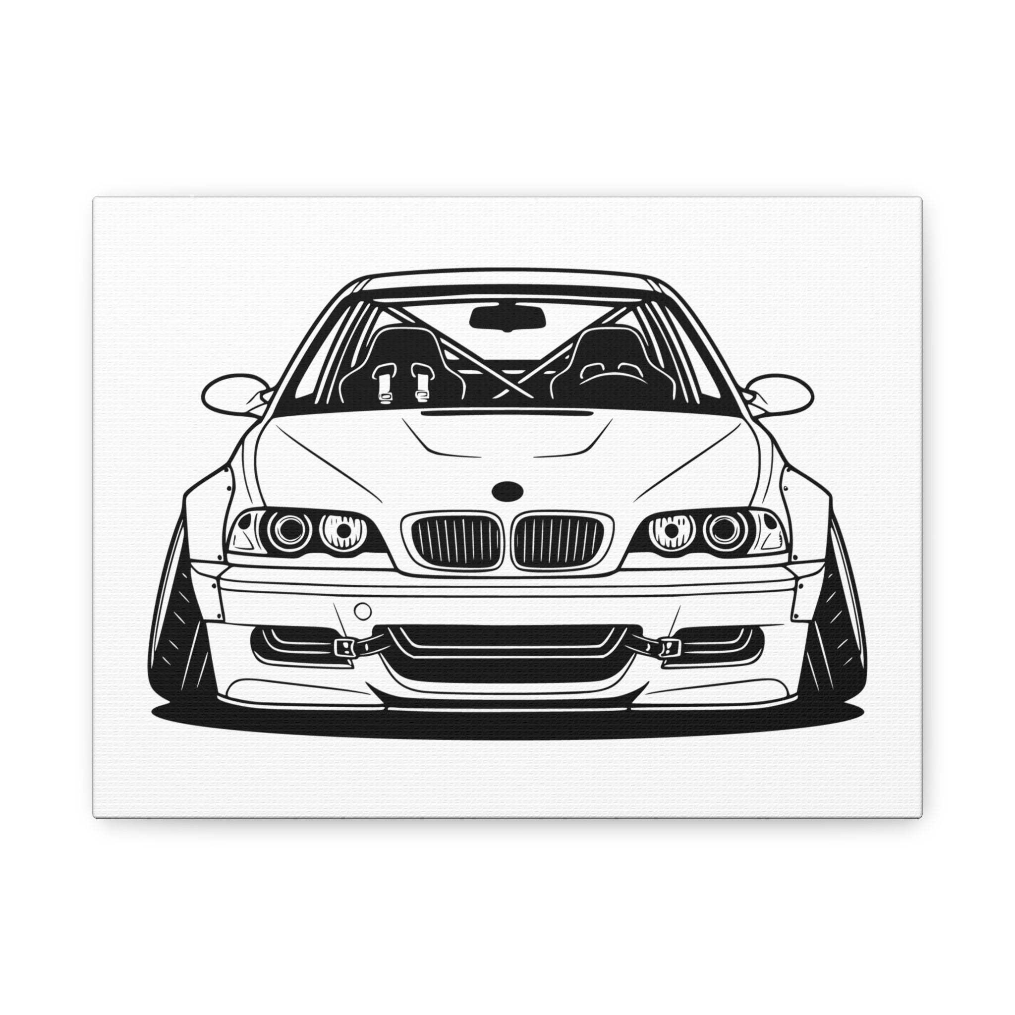 BMW E46 M3 (2000-06) Canvas Wall Art