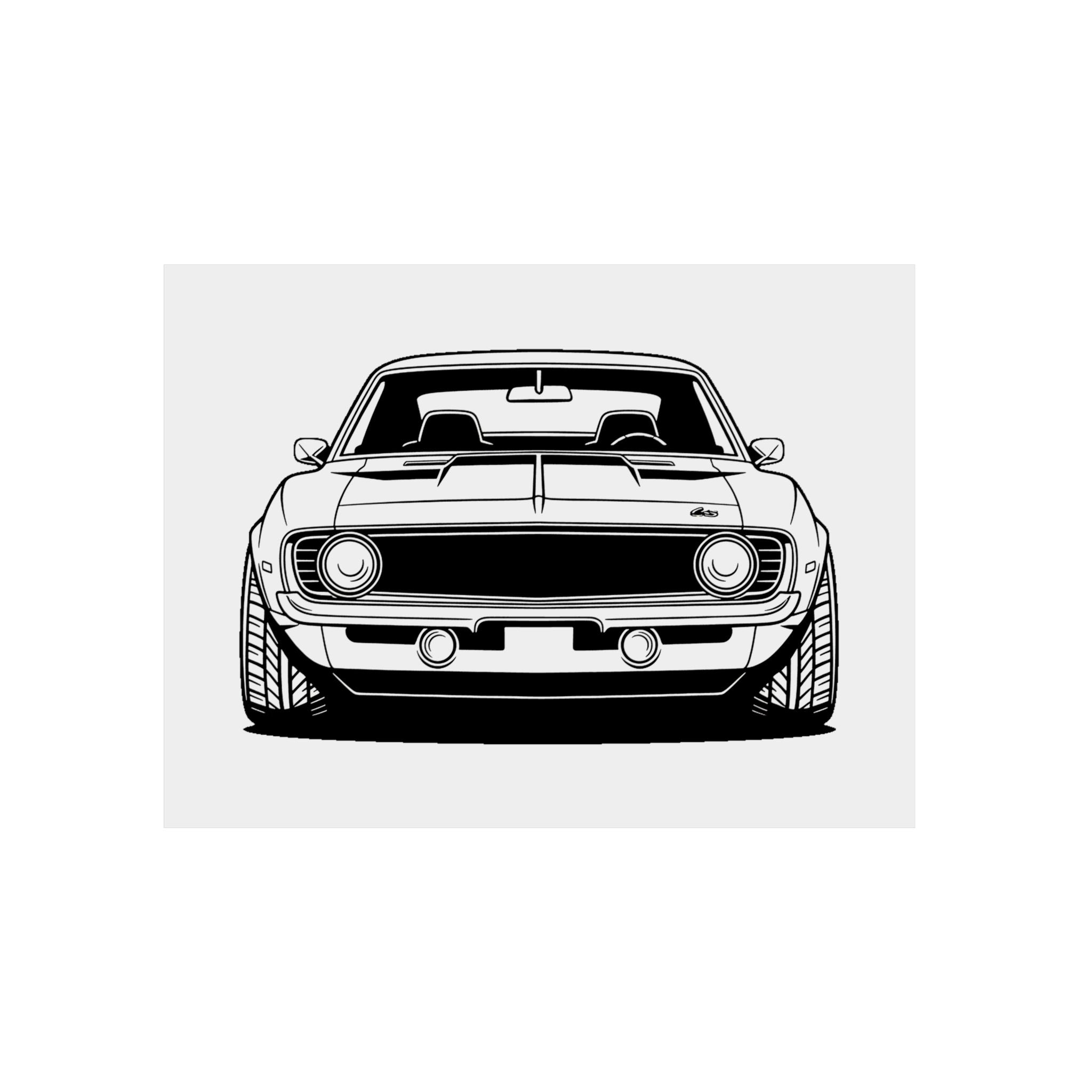 1969 Chevrolet Camaro SS Metal Wall Sign
