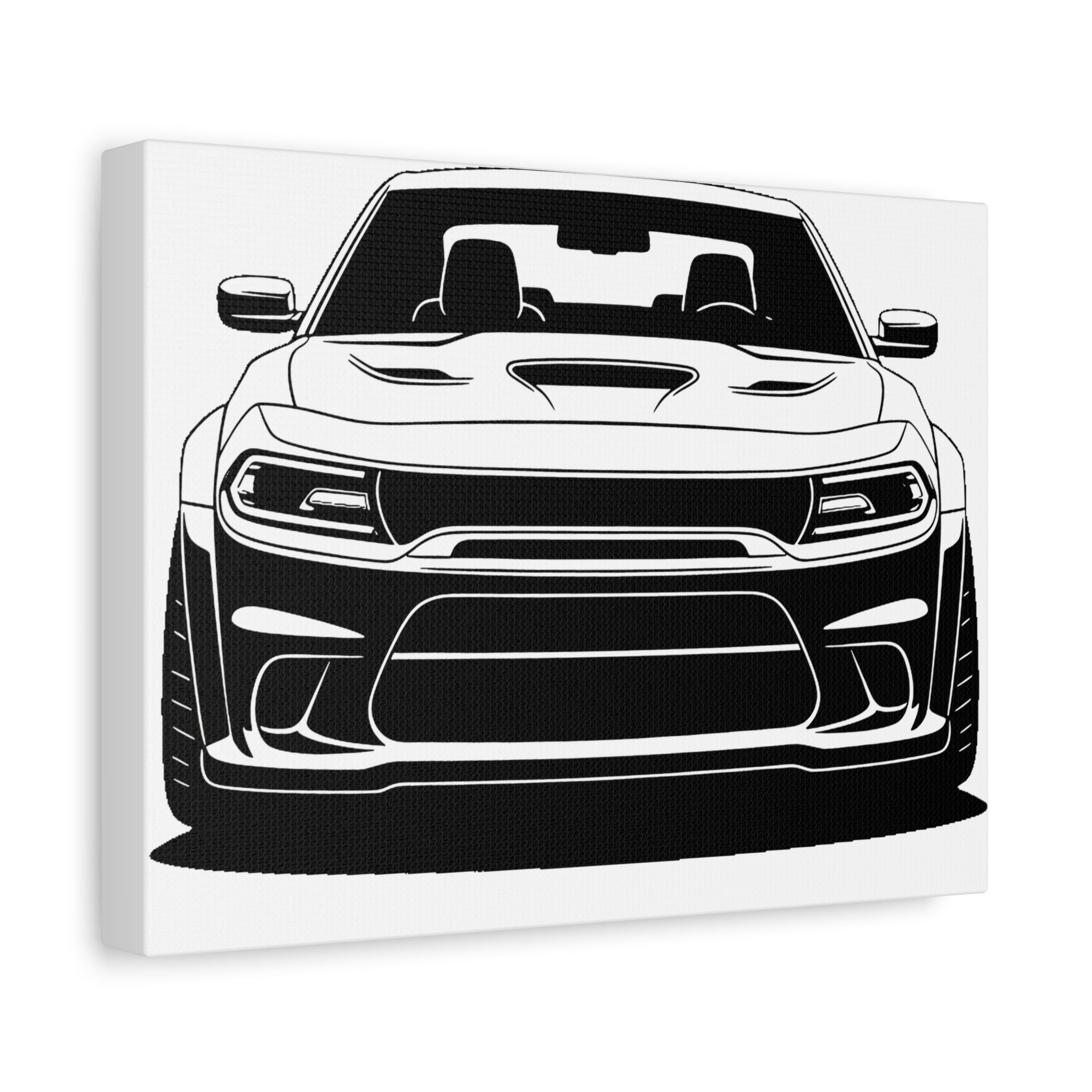 Dodge Challenger SRT Hellcat Canvas Wall Art