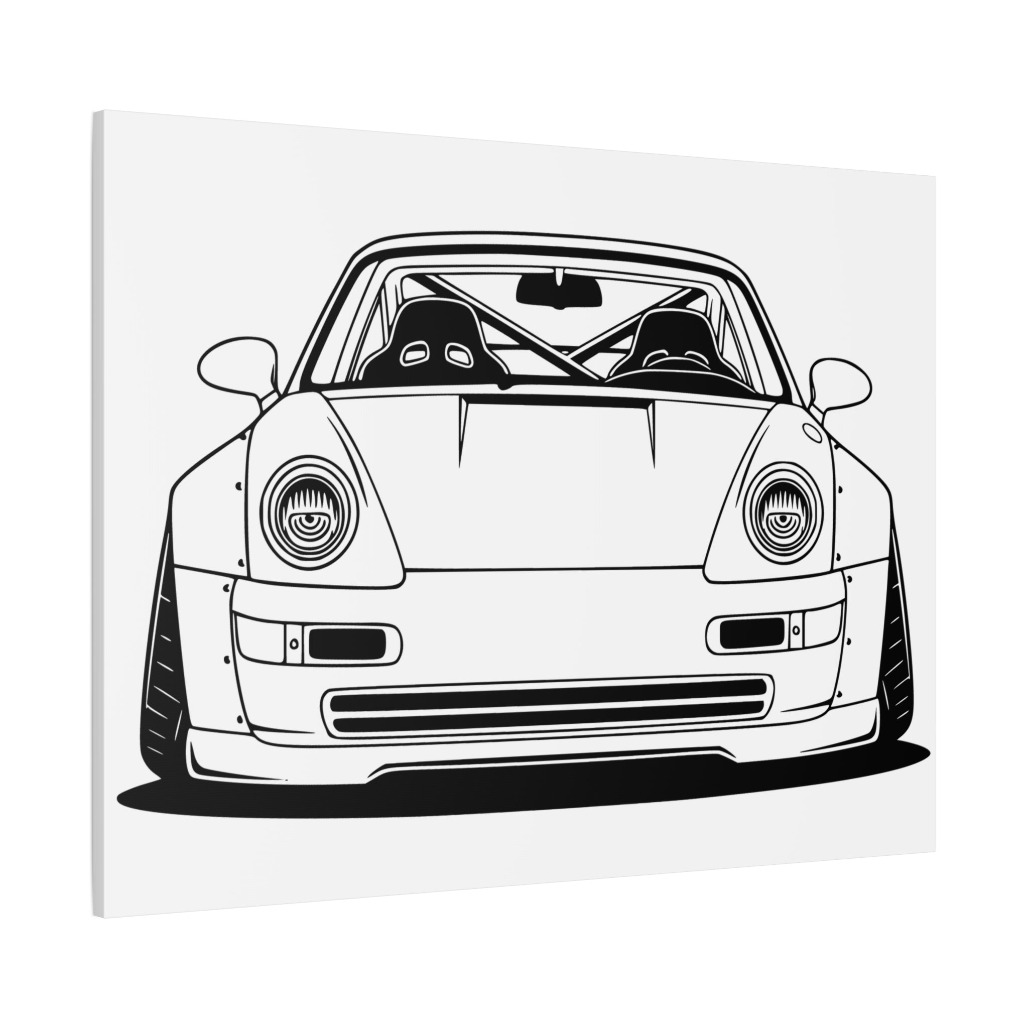 Porsche 964 Turbo Canvas Wall Art