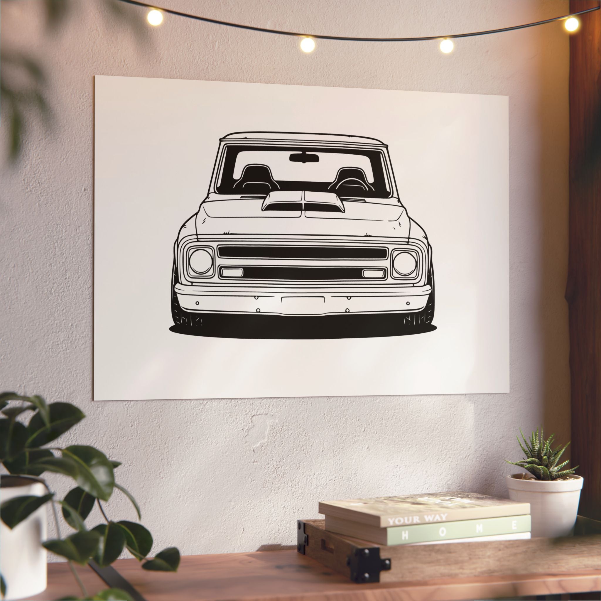 Chevy C10 Pickup (1967-72) Metal Wall Sign