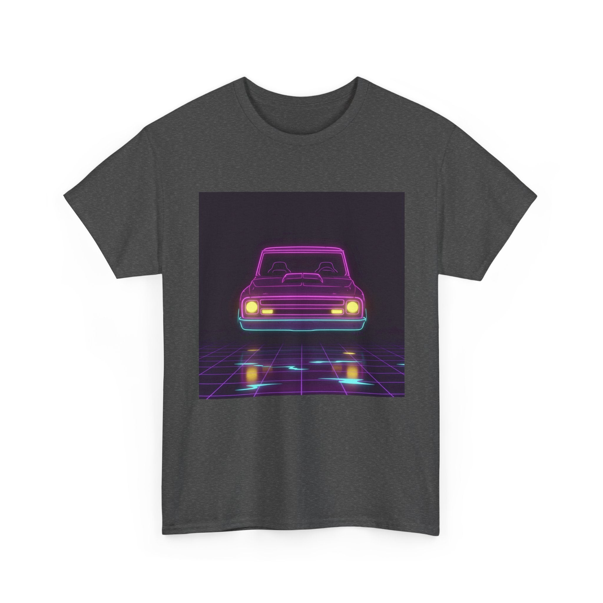 Chevy C10 Pickup (1967-72) Neon Synthwave Unisex Tee