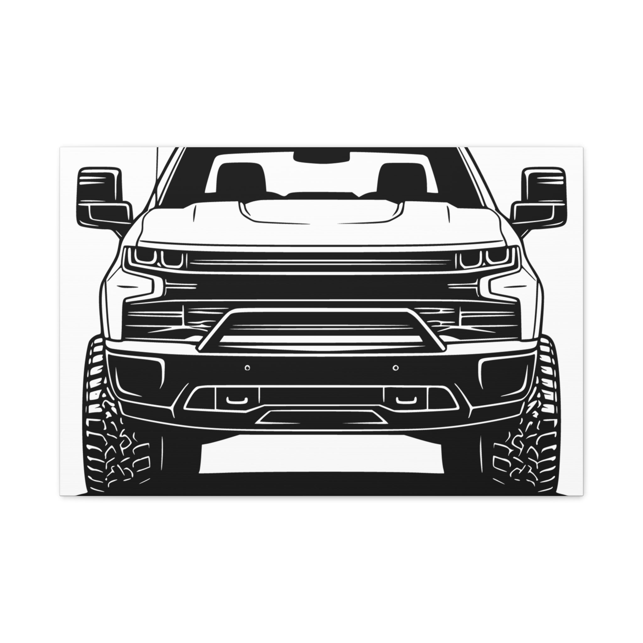 Chevy Silverado Trail Boss (2019+) Canvas Wall Art