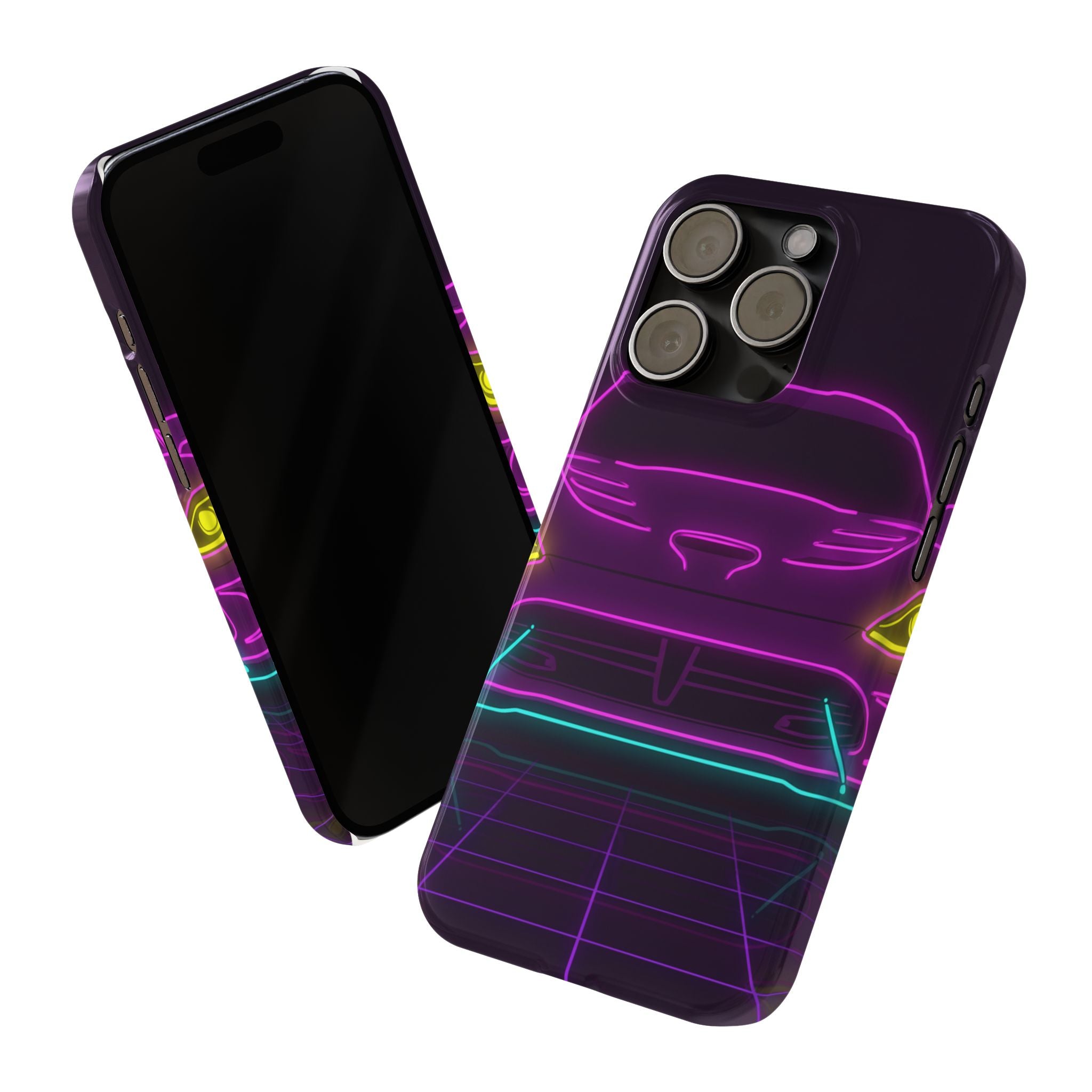 Dodge Viper (1992-17) Neon Synthwave Phone Case