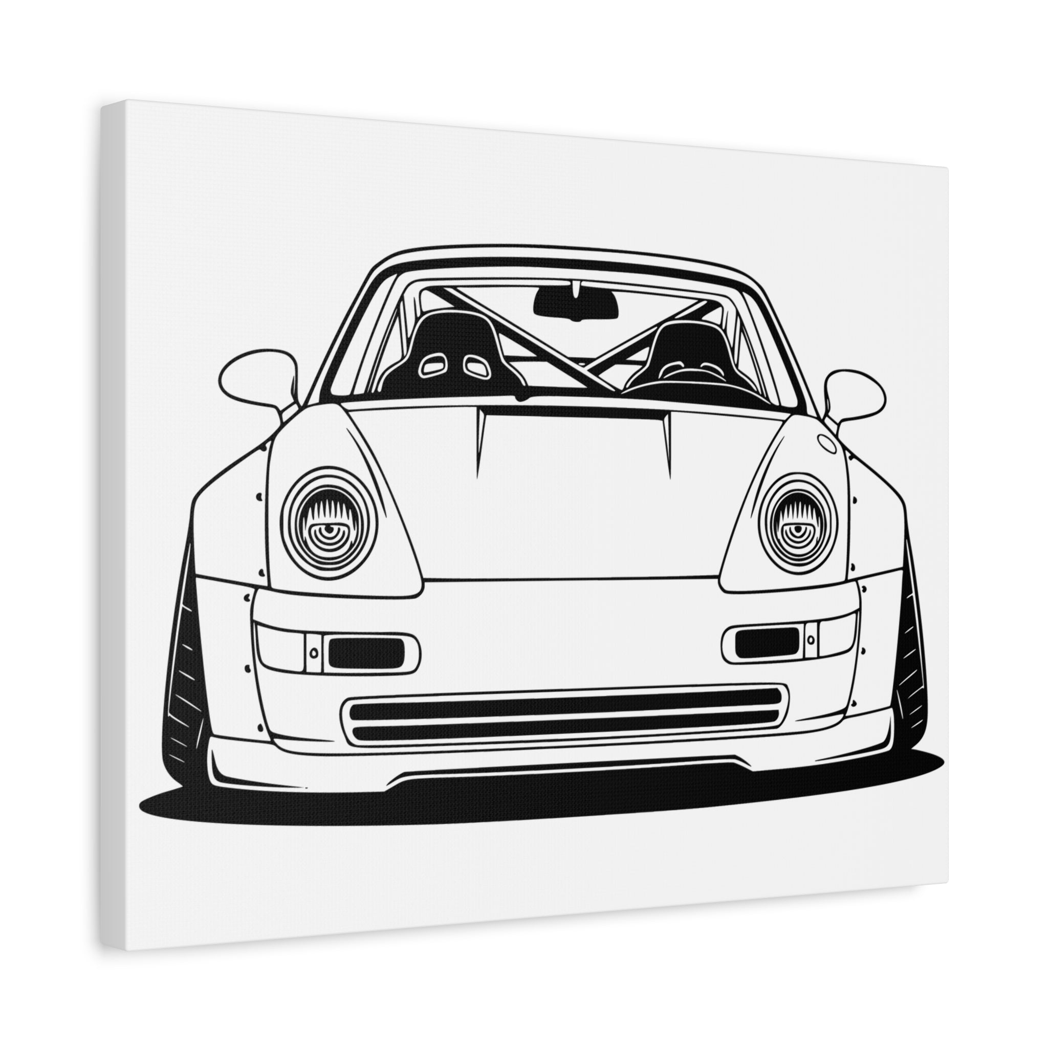 Porsche 964 Turbo Canvas Wall Art