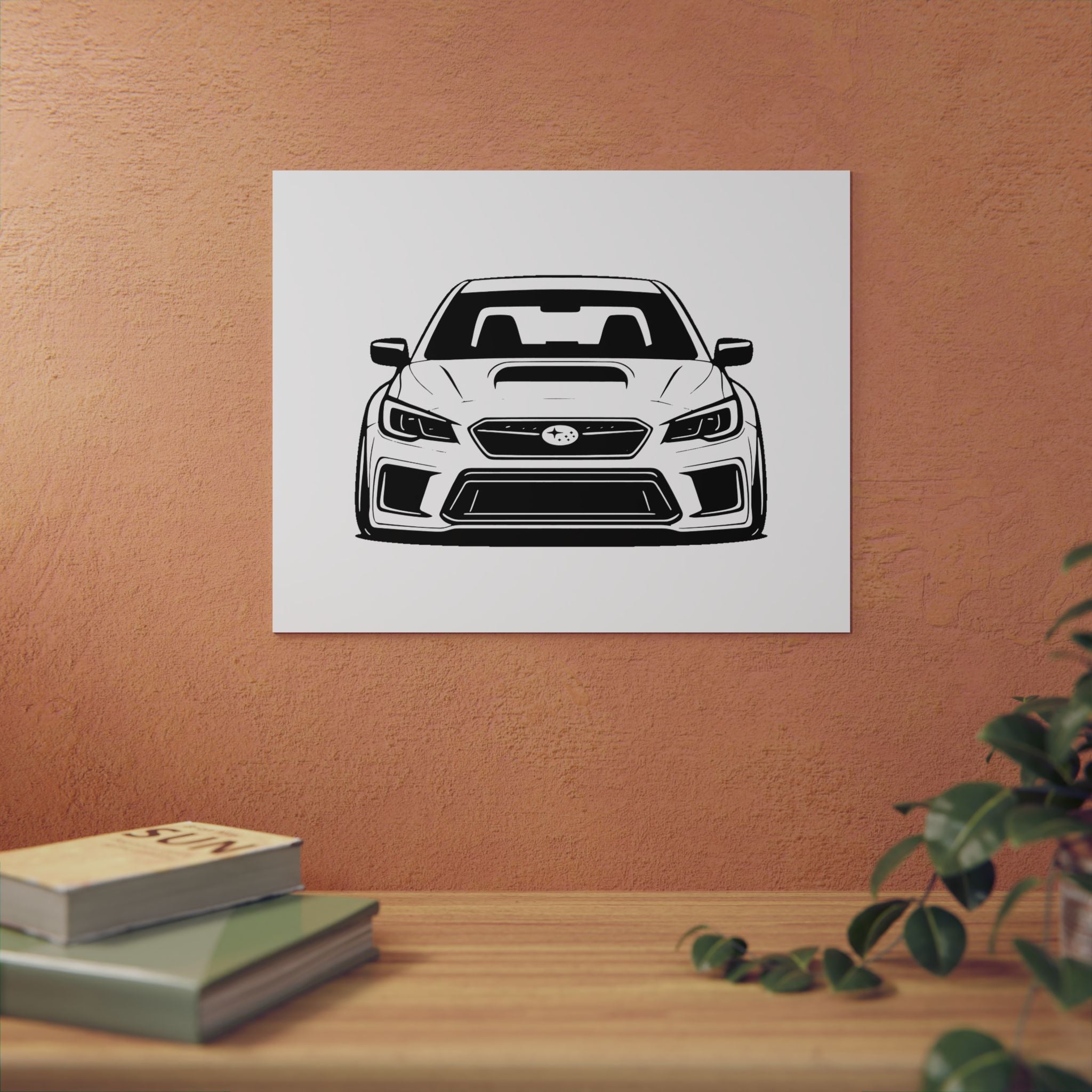 Subaru WRX STI Metal Wall Sign