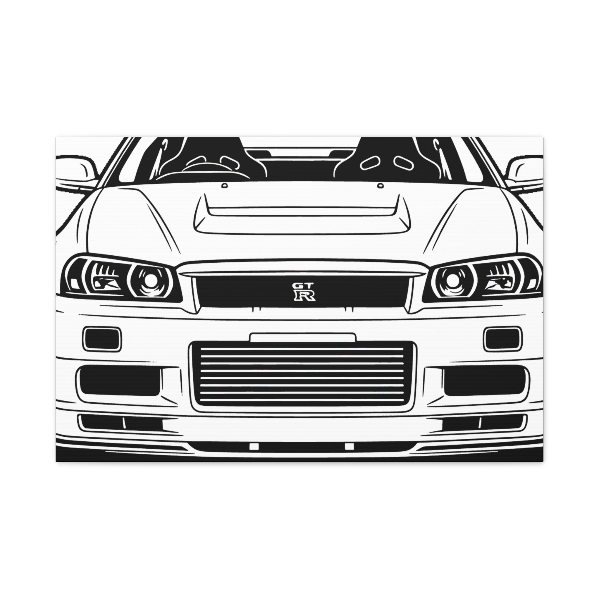 Nissan GT-R Canvas Wall Art