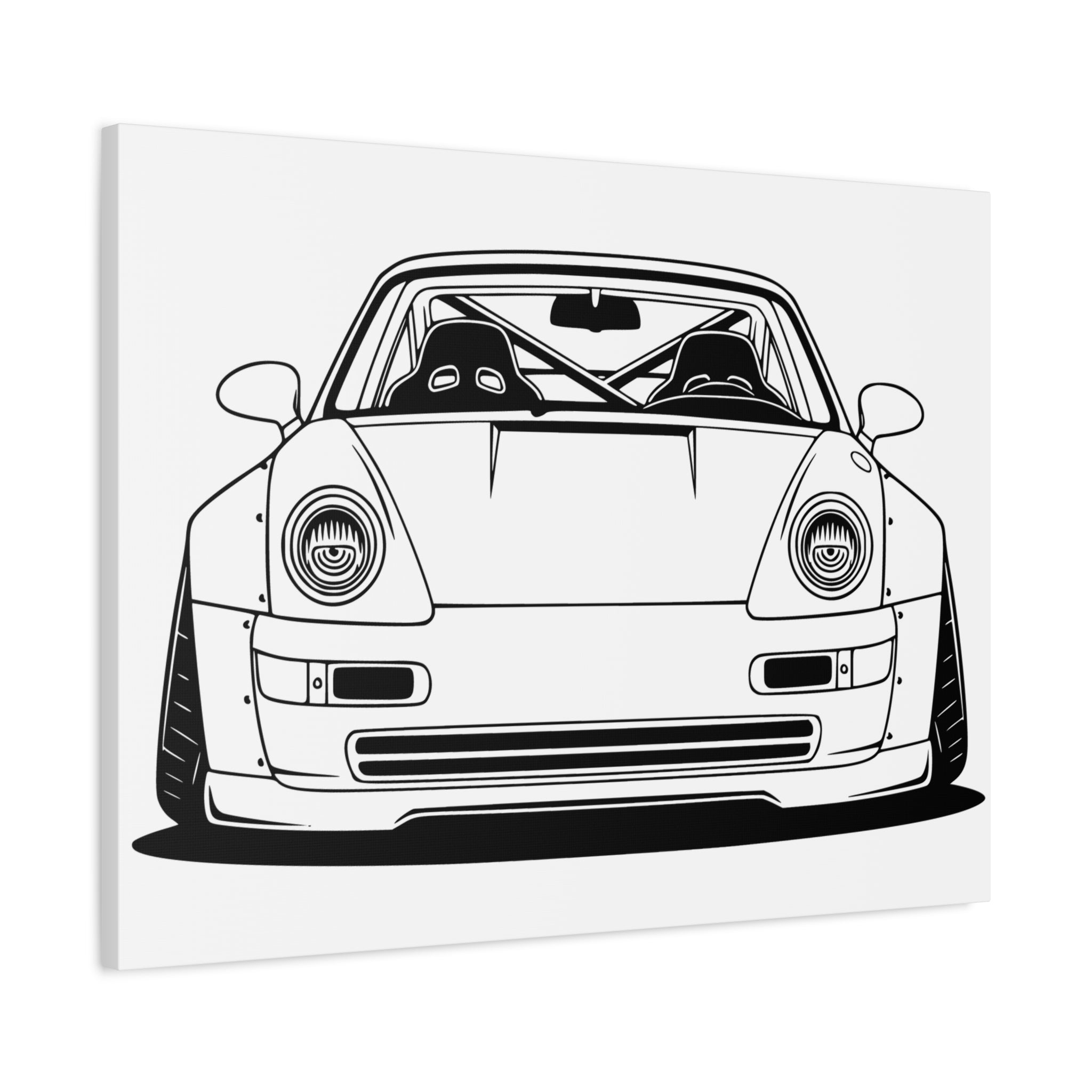 Porsche 964 Turbo Canvas Wall Art
