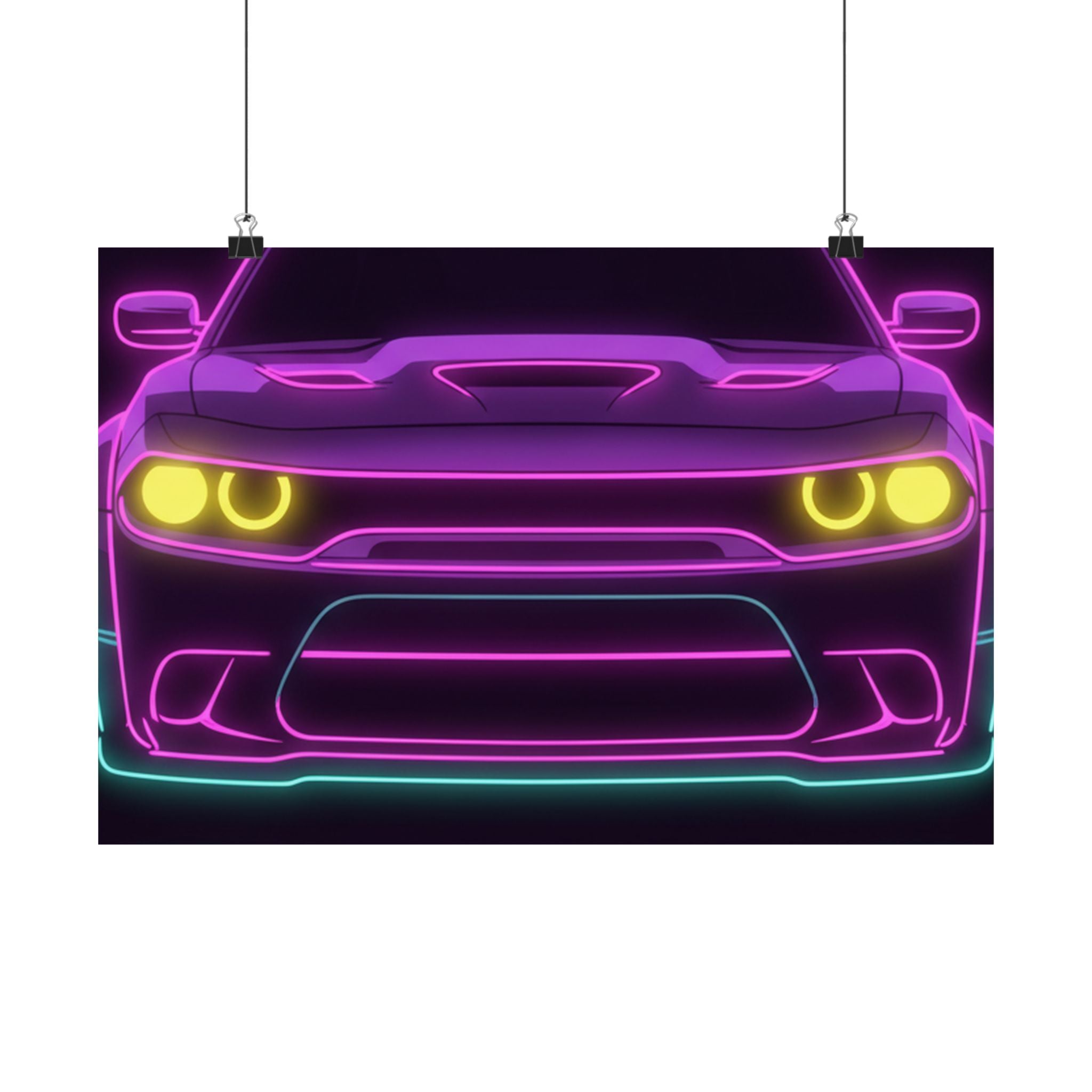 Dodge Challenger SRT Hellcat Poster