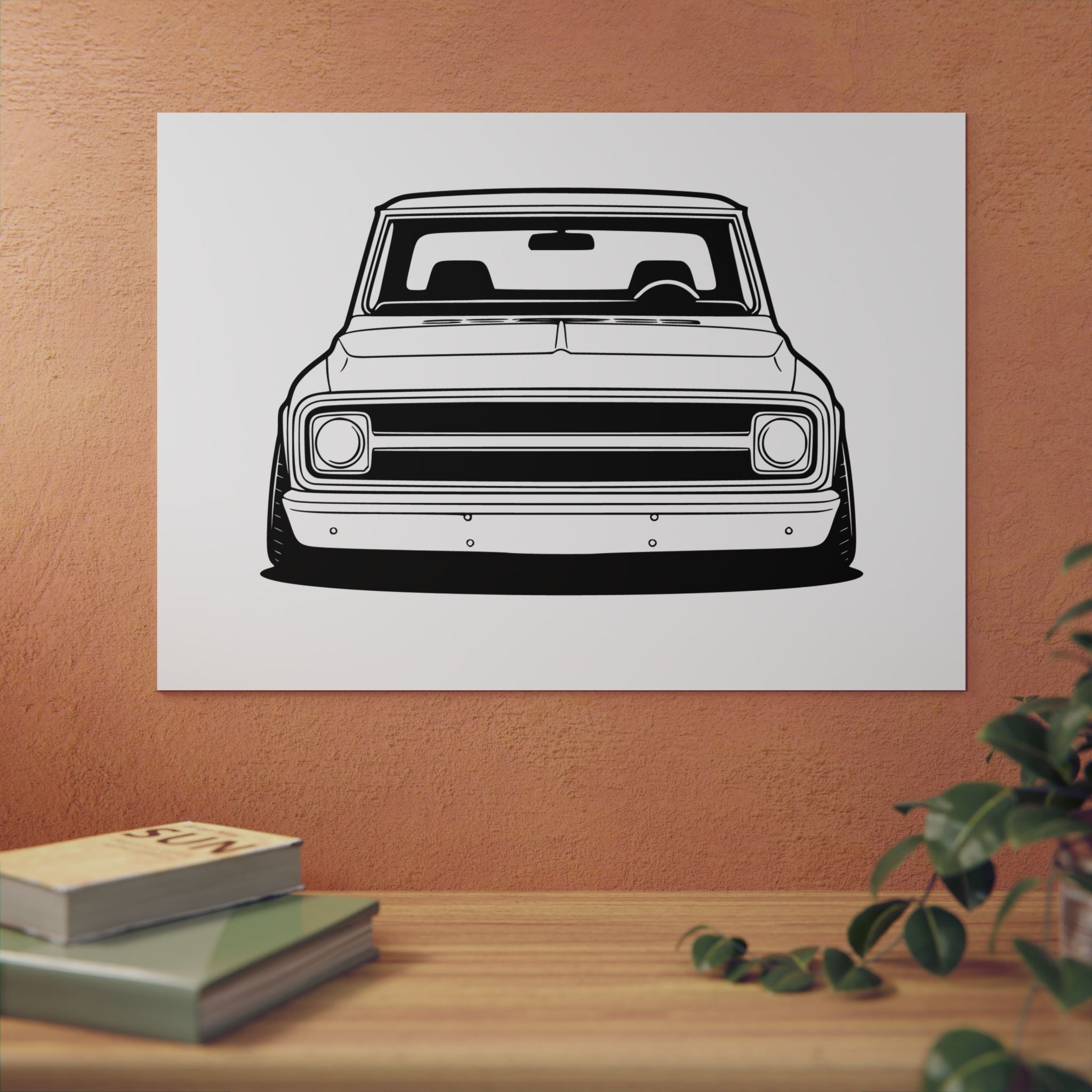 Chevy C10 Pickup (1967-72) Pro-Touring Metal Wall Sign