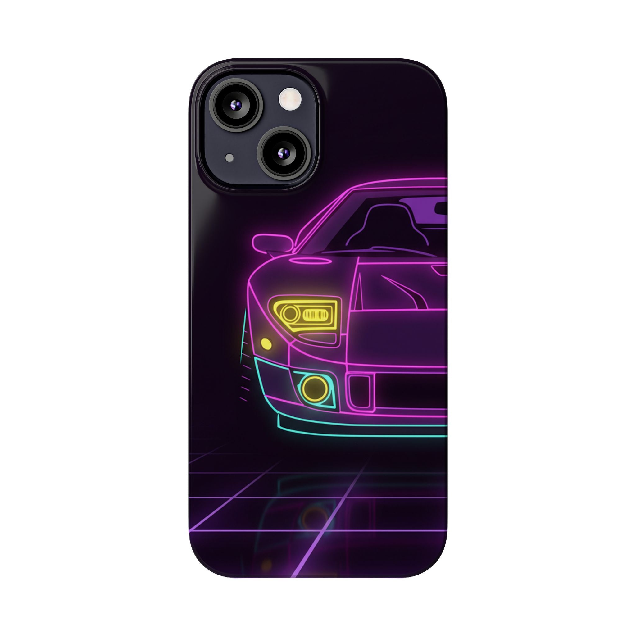 Ford GT40 (1964-69) Neon Synthwave Phone Case