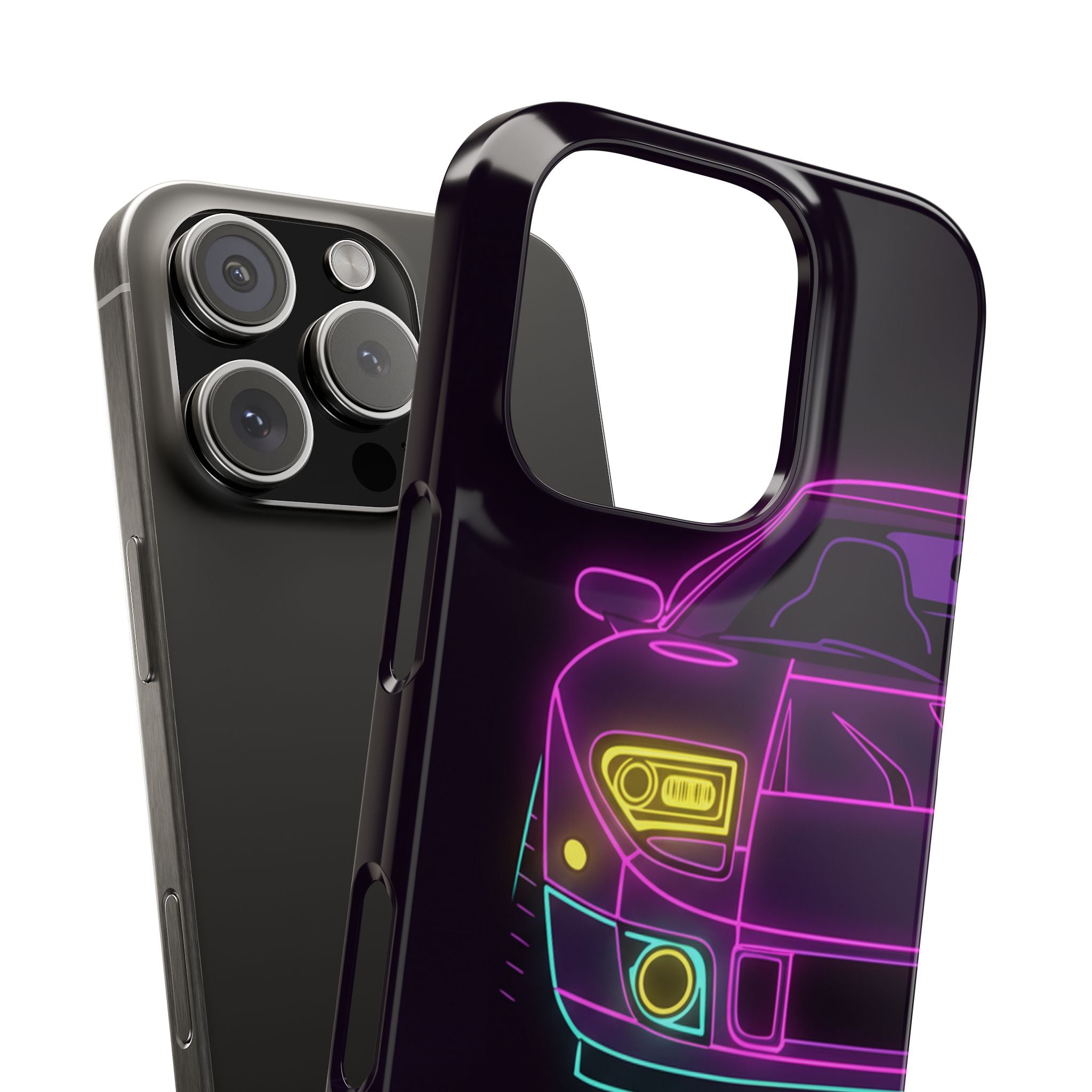 Ford GT40 (1964-69) Neon Synthwave Phone Case