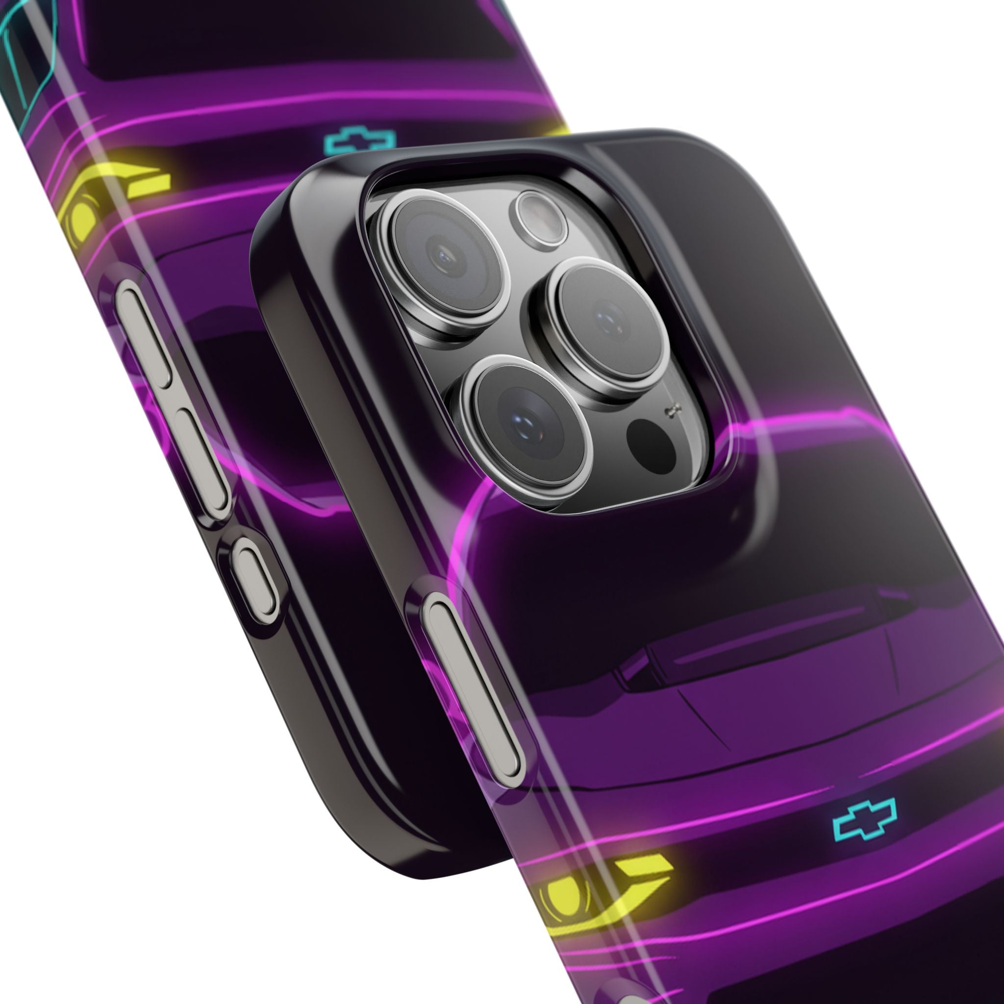 Chevrolet Camaro ZL1 Neon Synthwave Phone Case