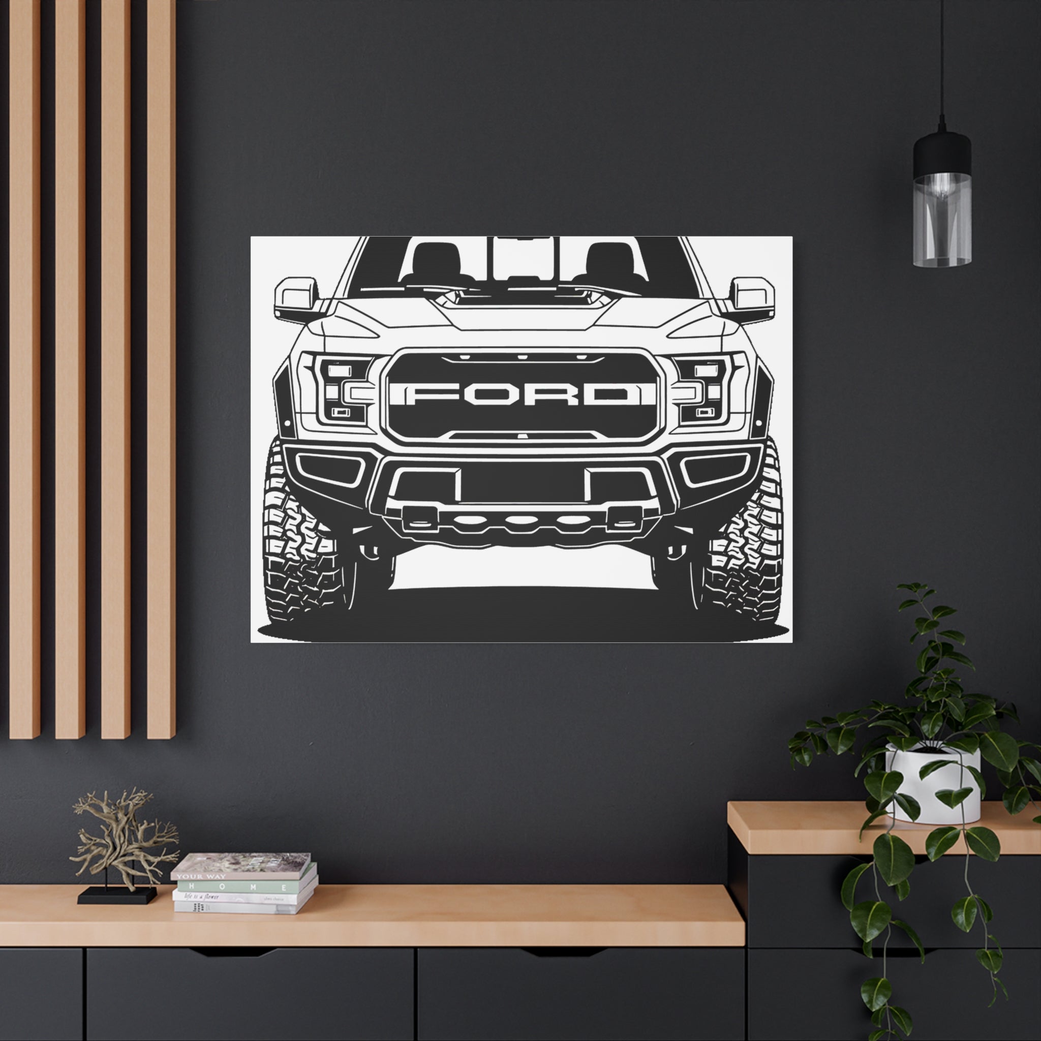 Ford F-150 Raptor Gen 2 Canvas Wall Art