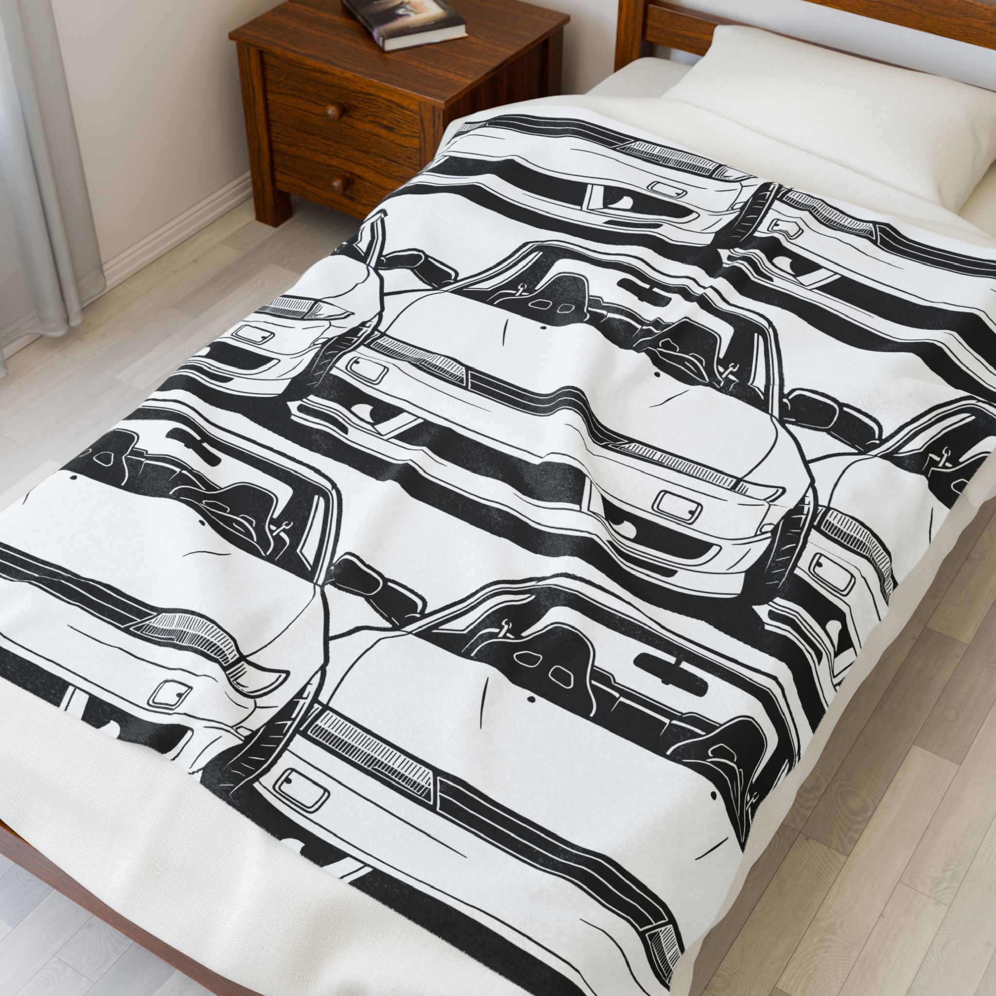 Nissan Silvia S13 Velveteen Plush Blanket