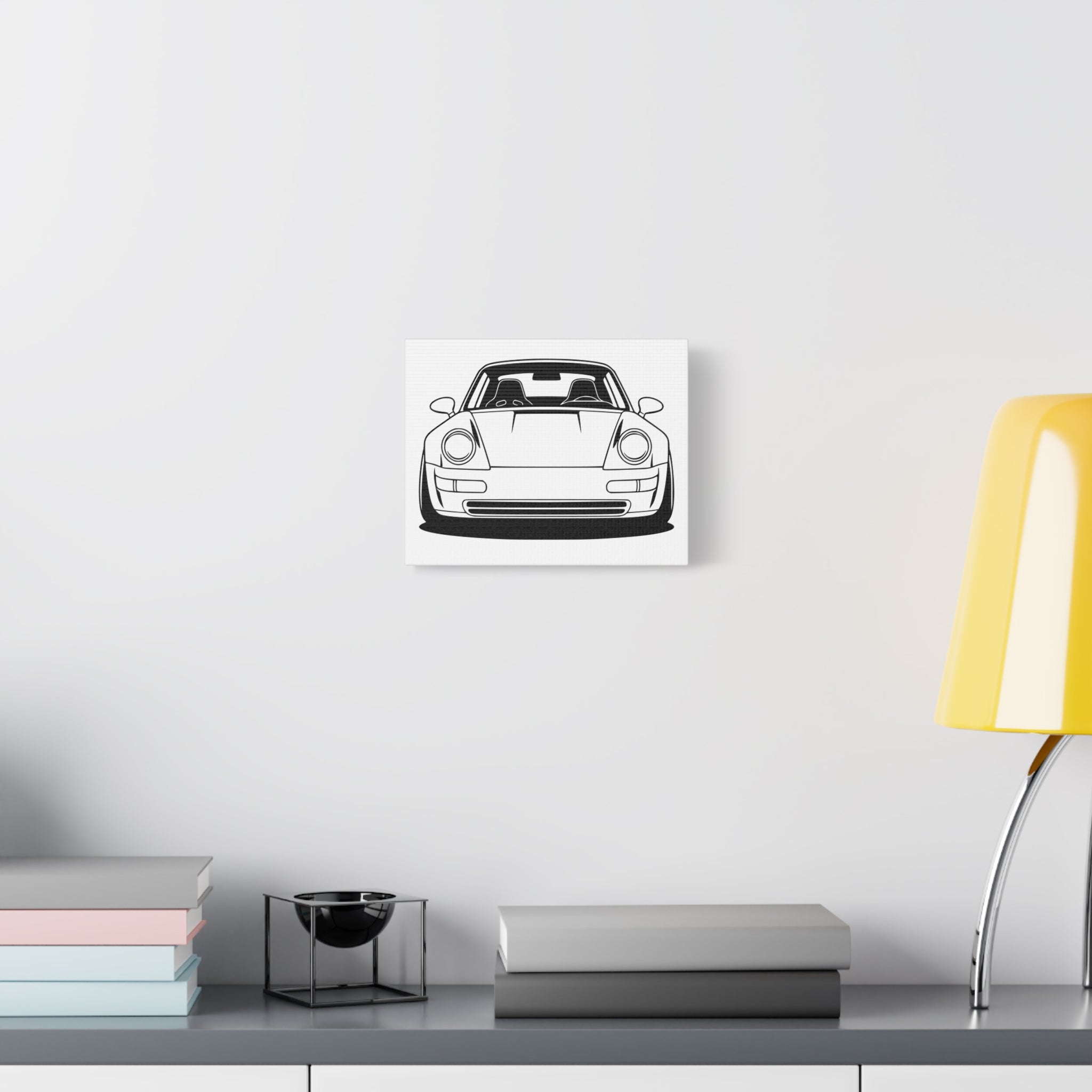 Porsche 964 Singer Canvas Wall Art