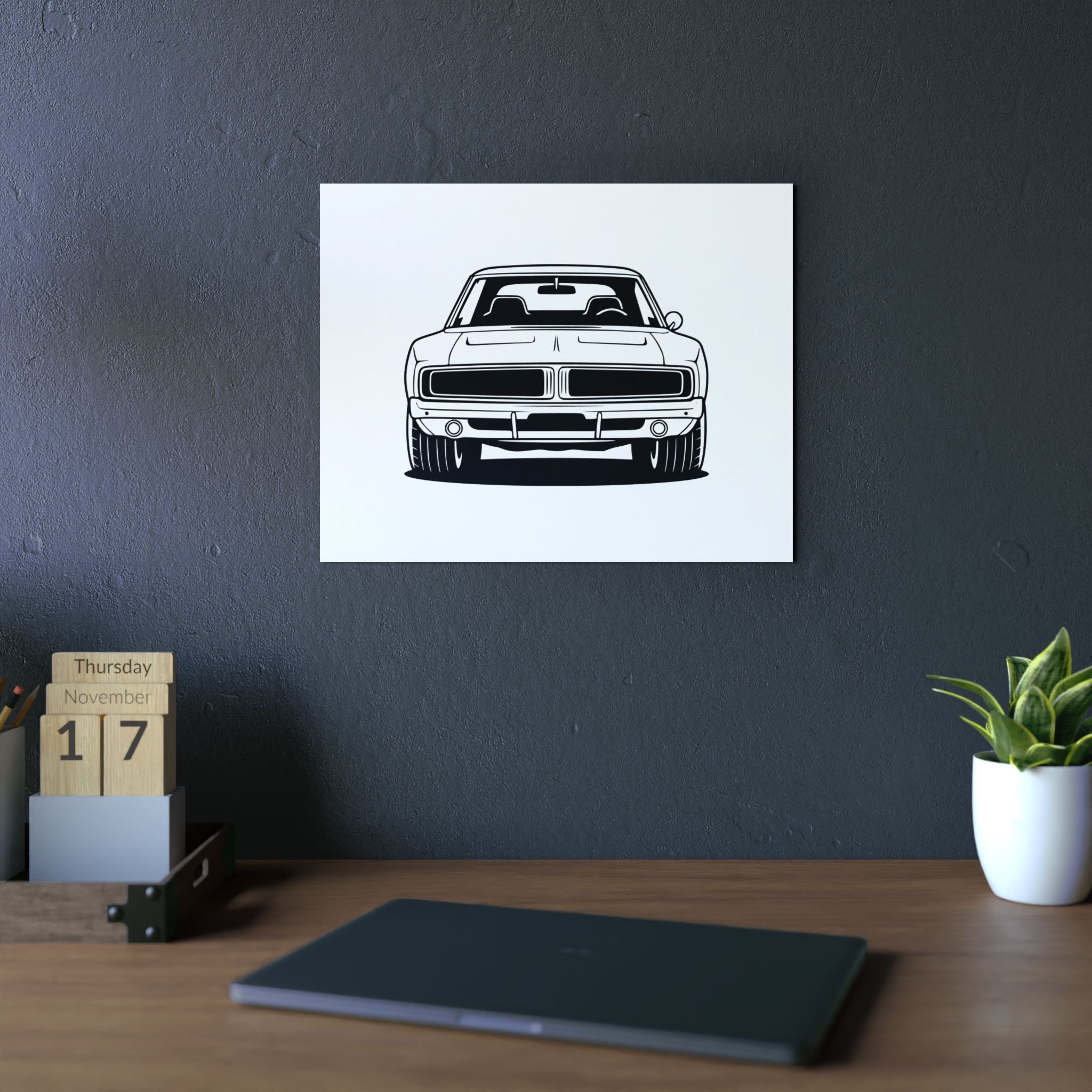 Dodge Charger R/T (1968-70) Resto-Mod Metal Wall Sign