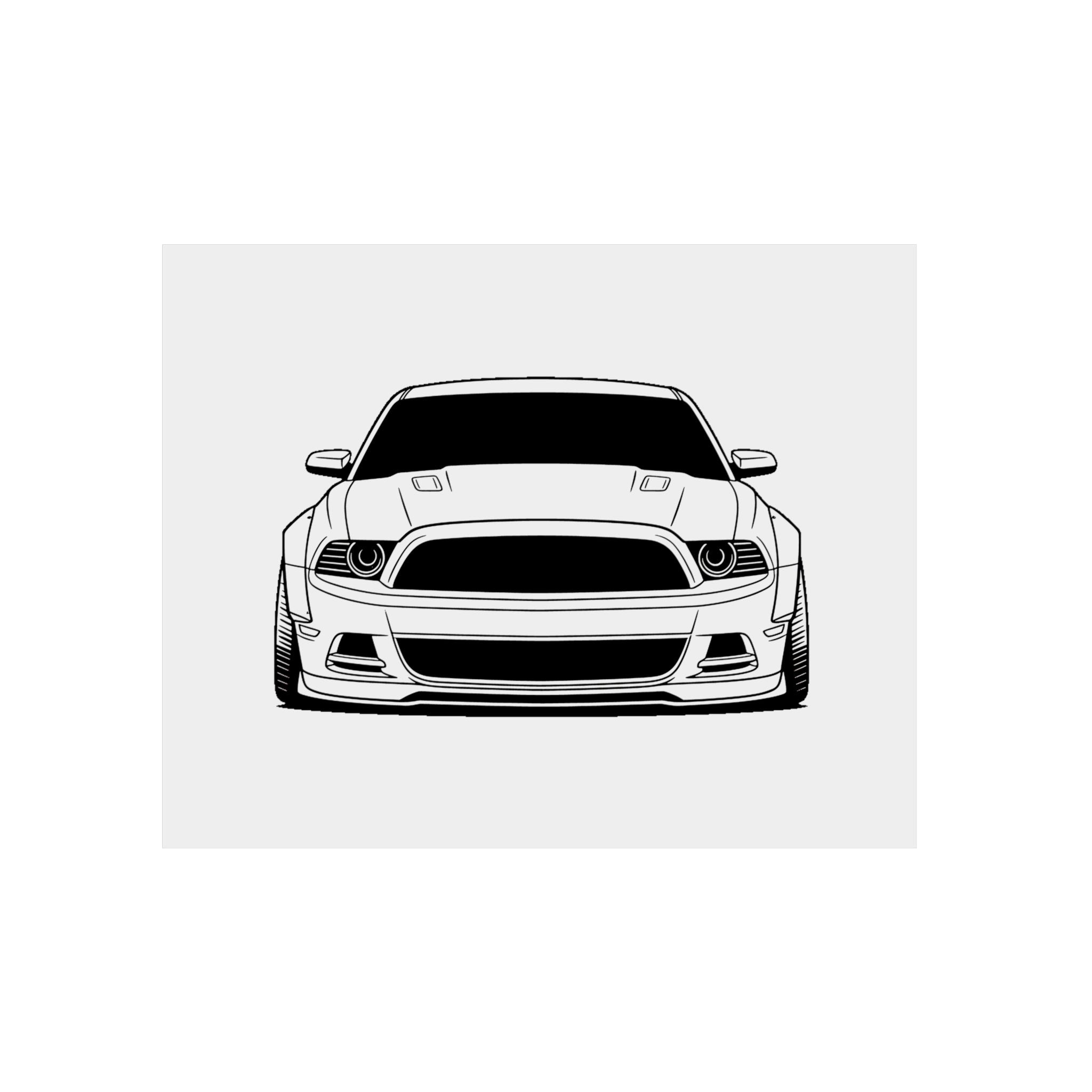 Ford Mustang GT (S197) Metal Wall Sign