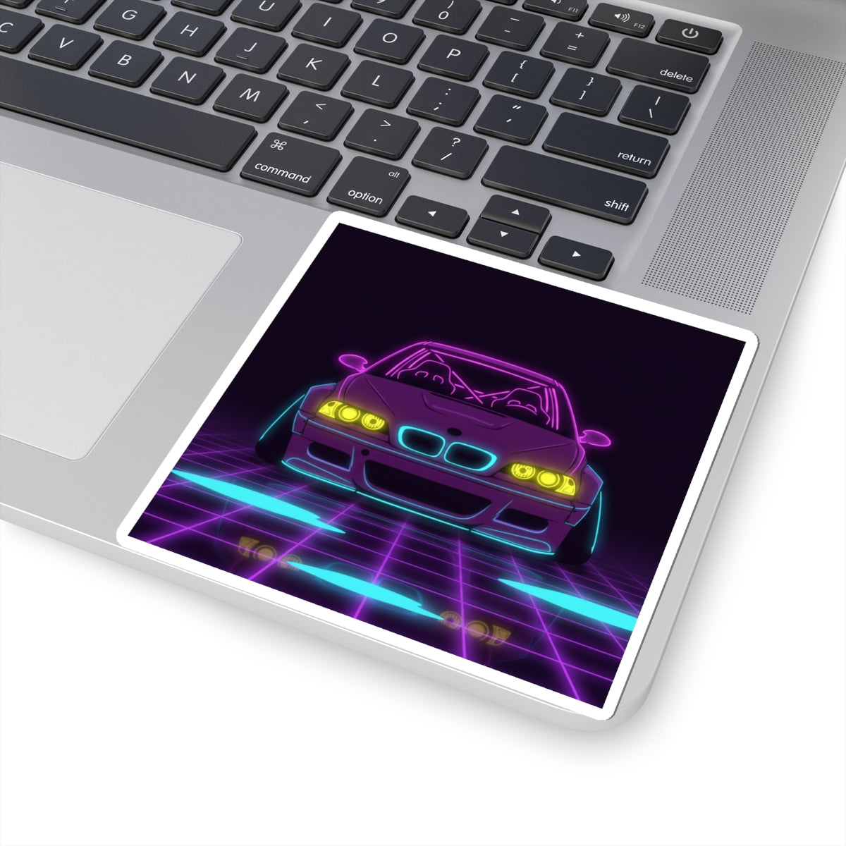 BMW E46 M3 (2000-06) Neon Synthwave Sticker
