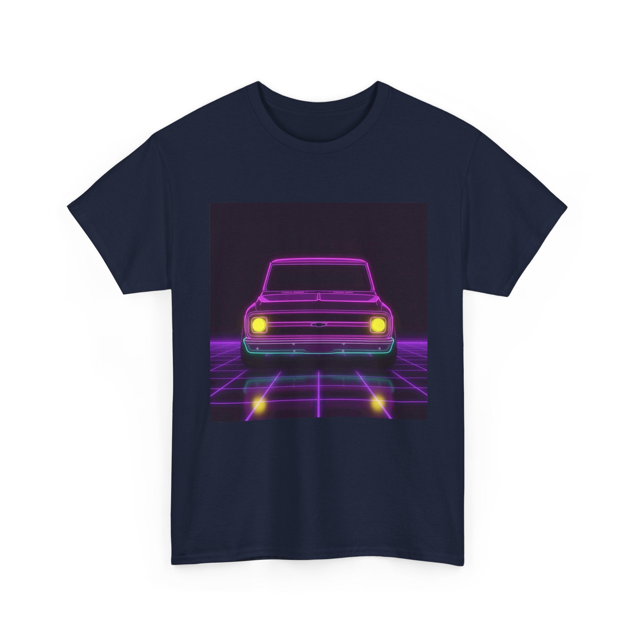 Chevy C10 Pickup (1967-72) Pro-Touring Neon Synthwave Unisex Tee