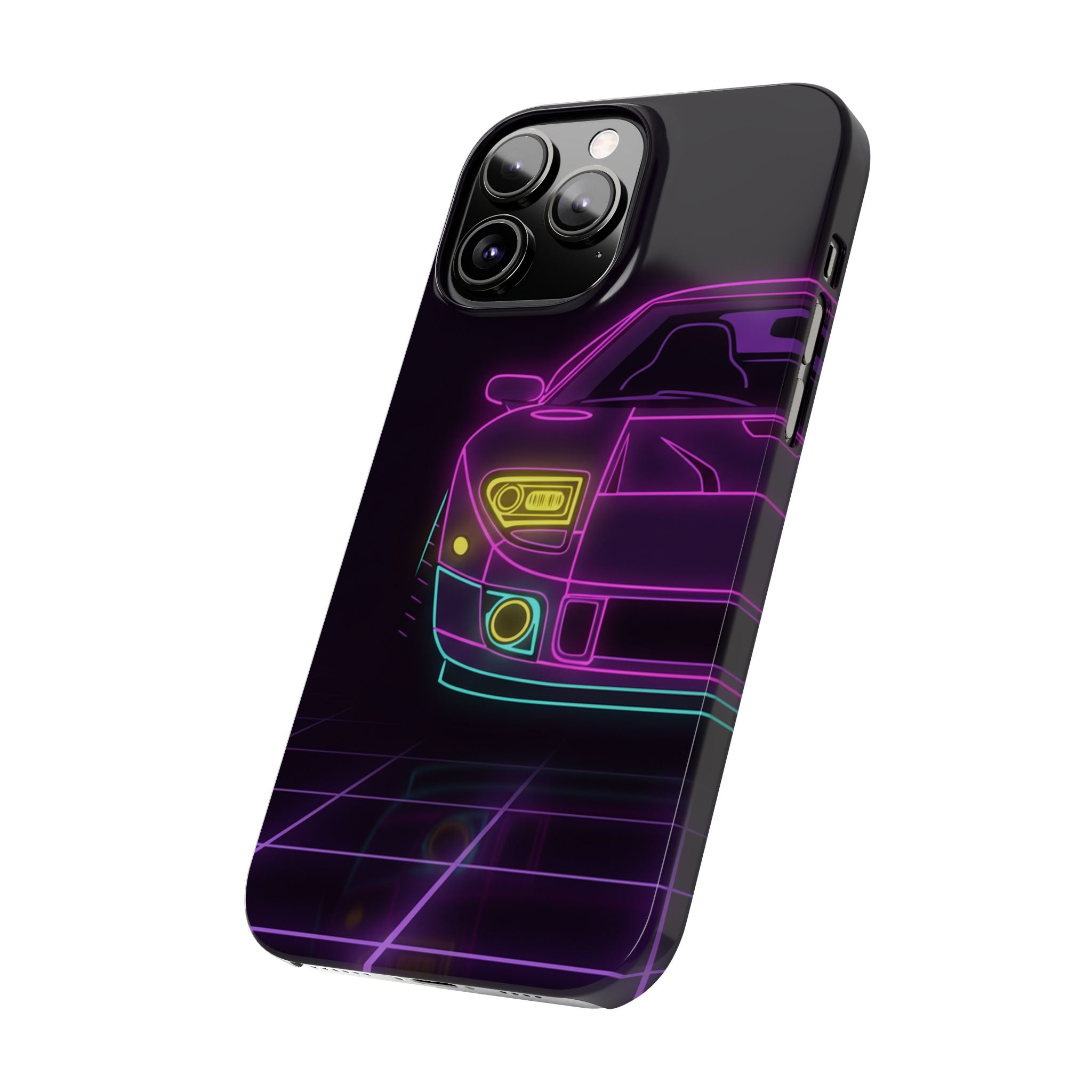 Ford GT40 (1964-69) Neon Synthwave Phone Case