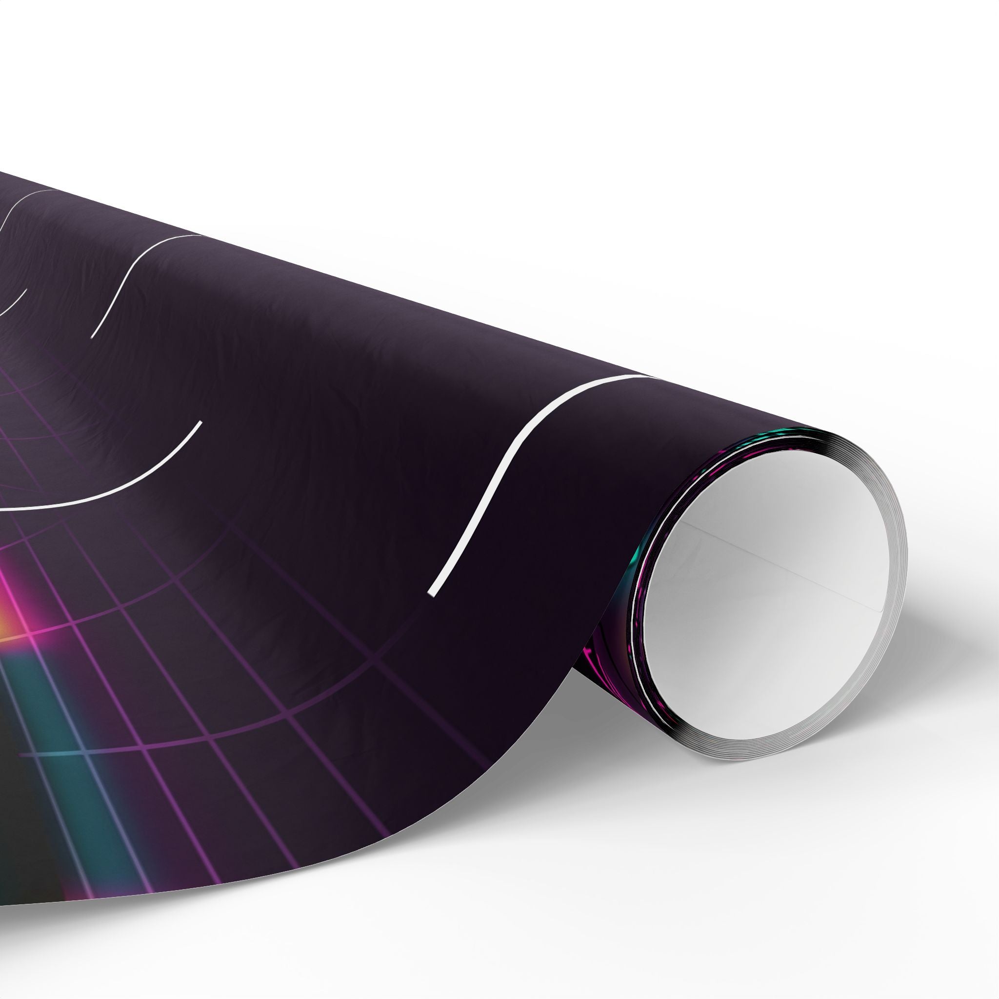 Mazda RX-7 FD Neon Synthwave Gift Wrapping Paper
