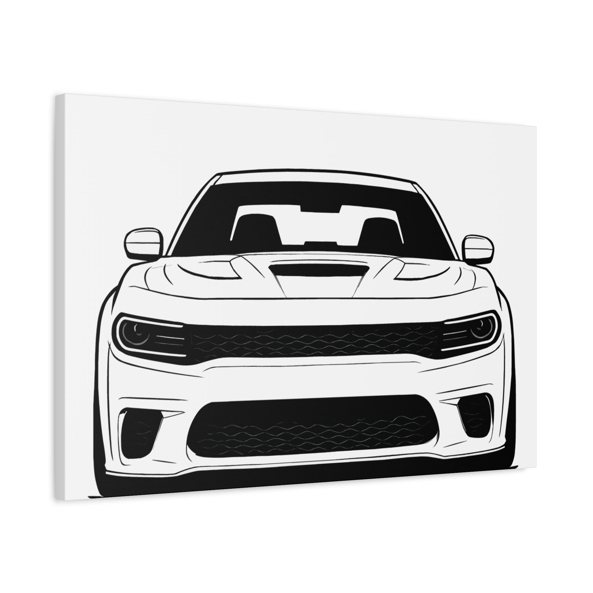 Dodge Charger SRT Hellcat Canvas Wall Art