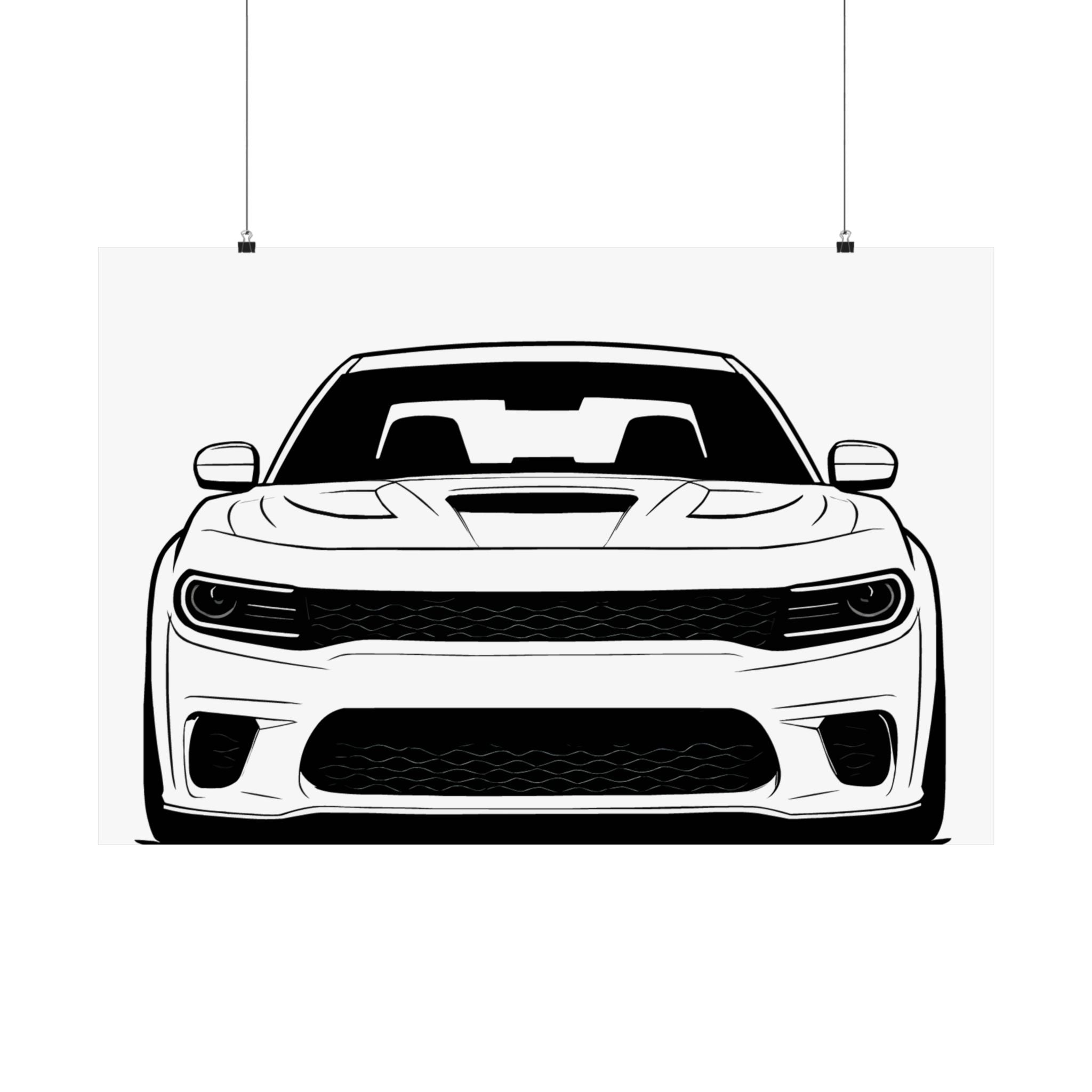 Dodge Charger SRT Hellcat Poster