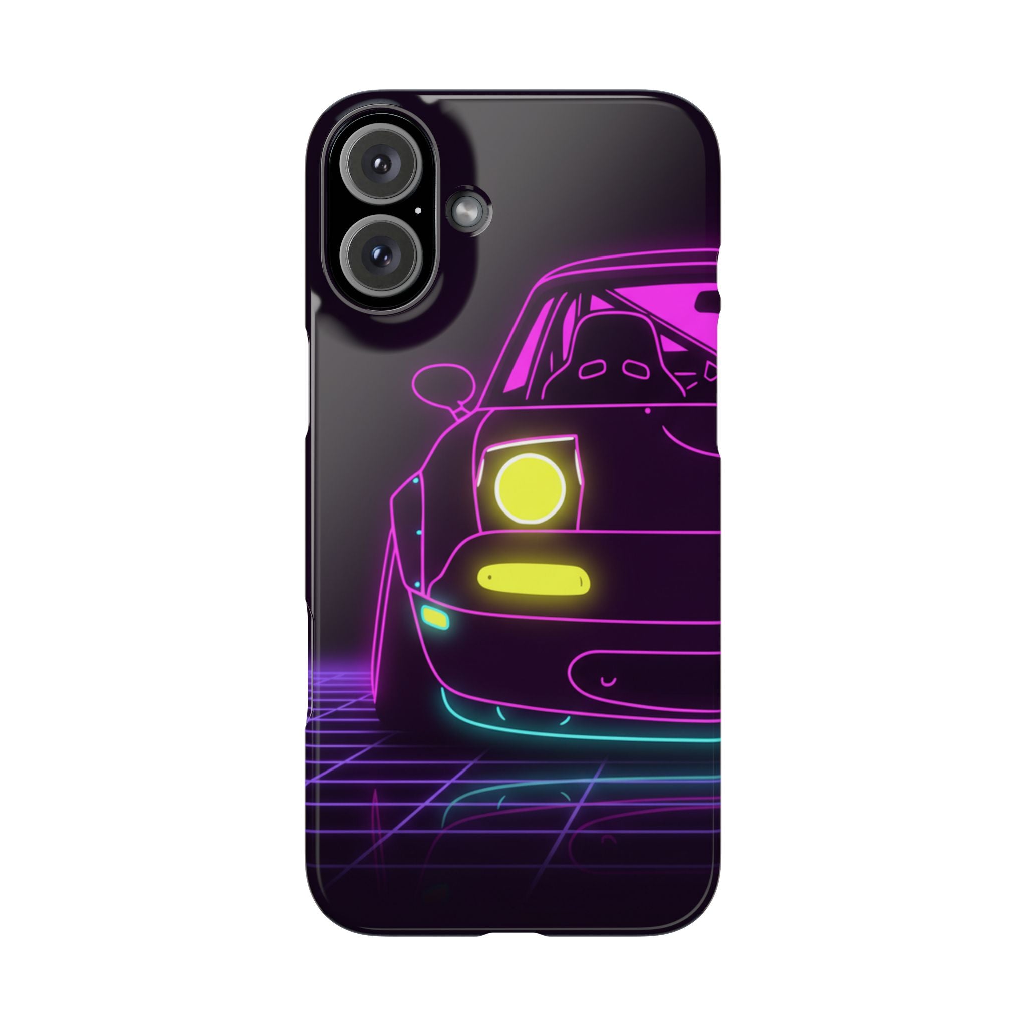 Mazda Miata NA (1989-97) Neon Synthwave Phone Case