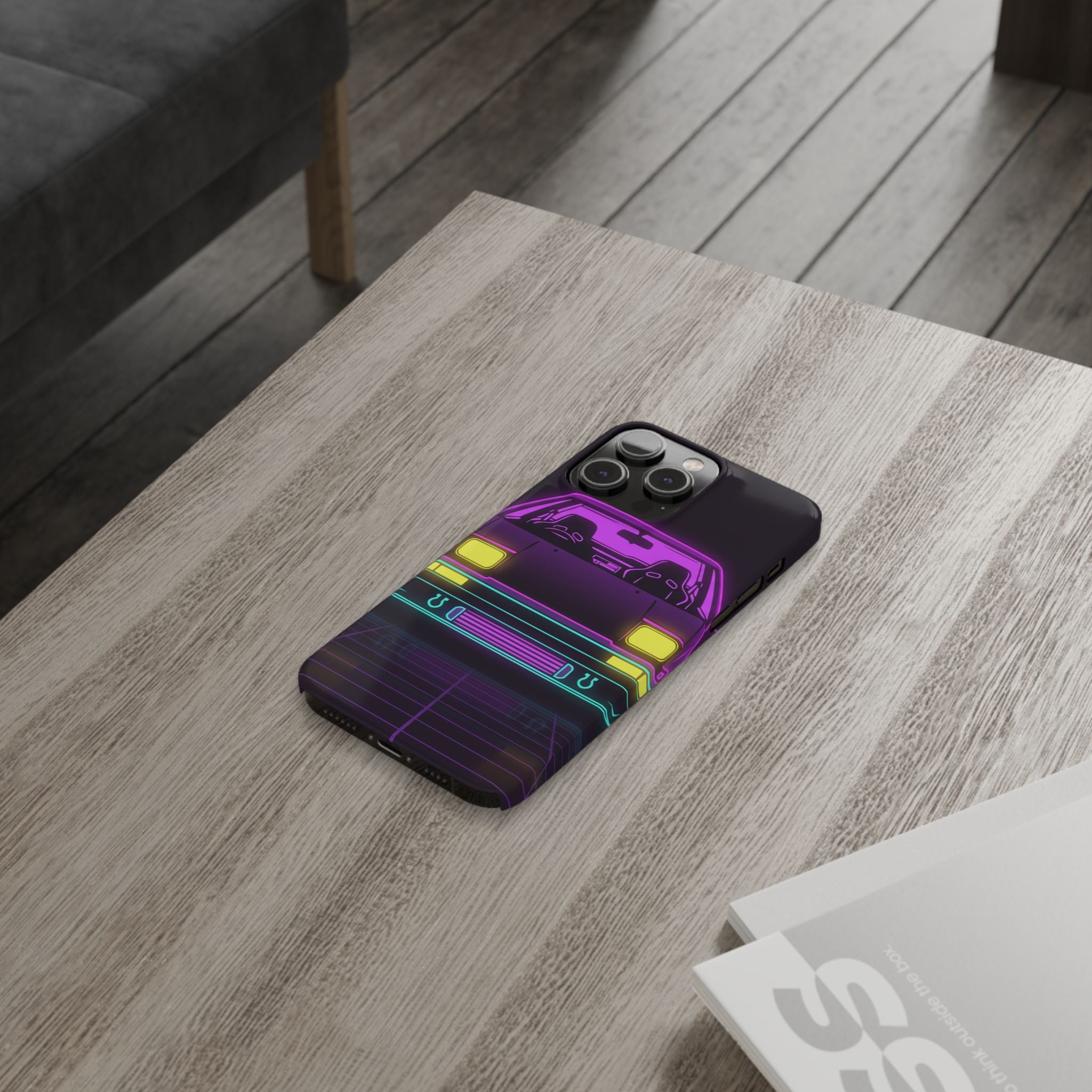 Toyota AE86 (1983-87) Neon Synthwave Phone Case