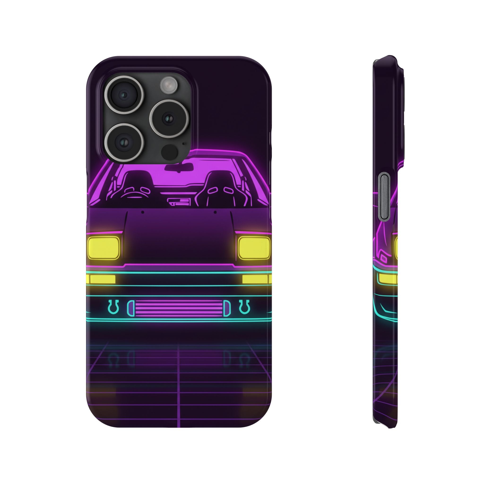 Toyota AE86 (1983-87) Neon Synthwave Phone Case