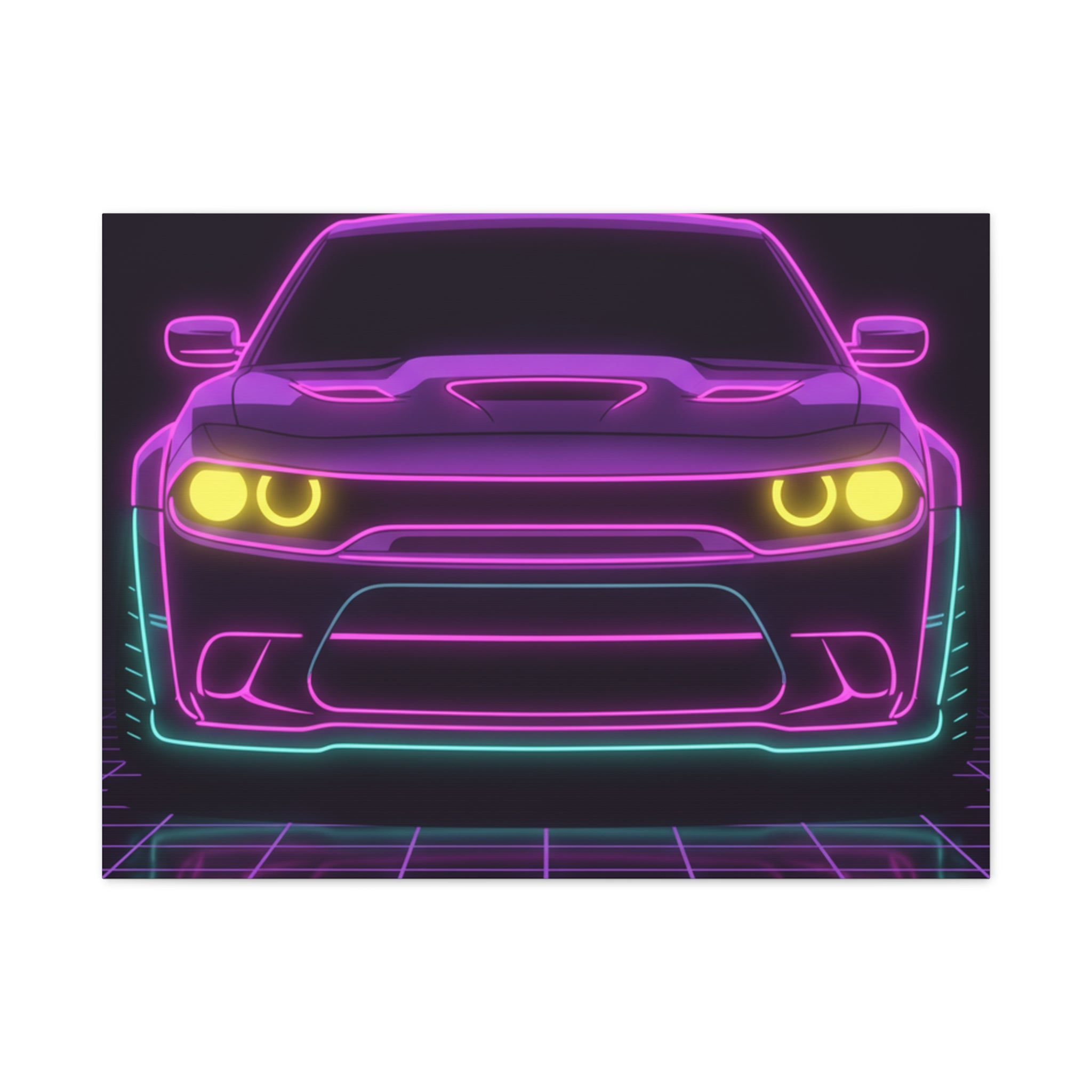 Dodge Challenger SRT Hellcat Canvas Wall Art