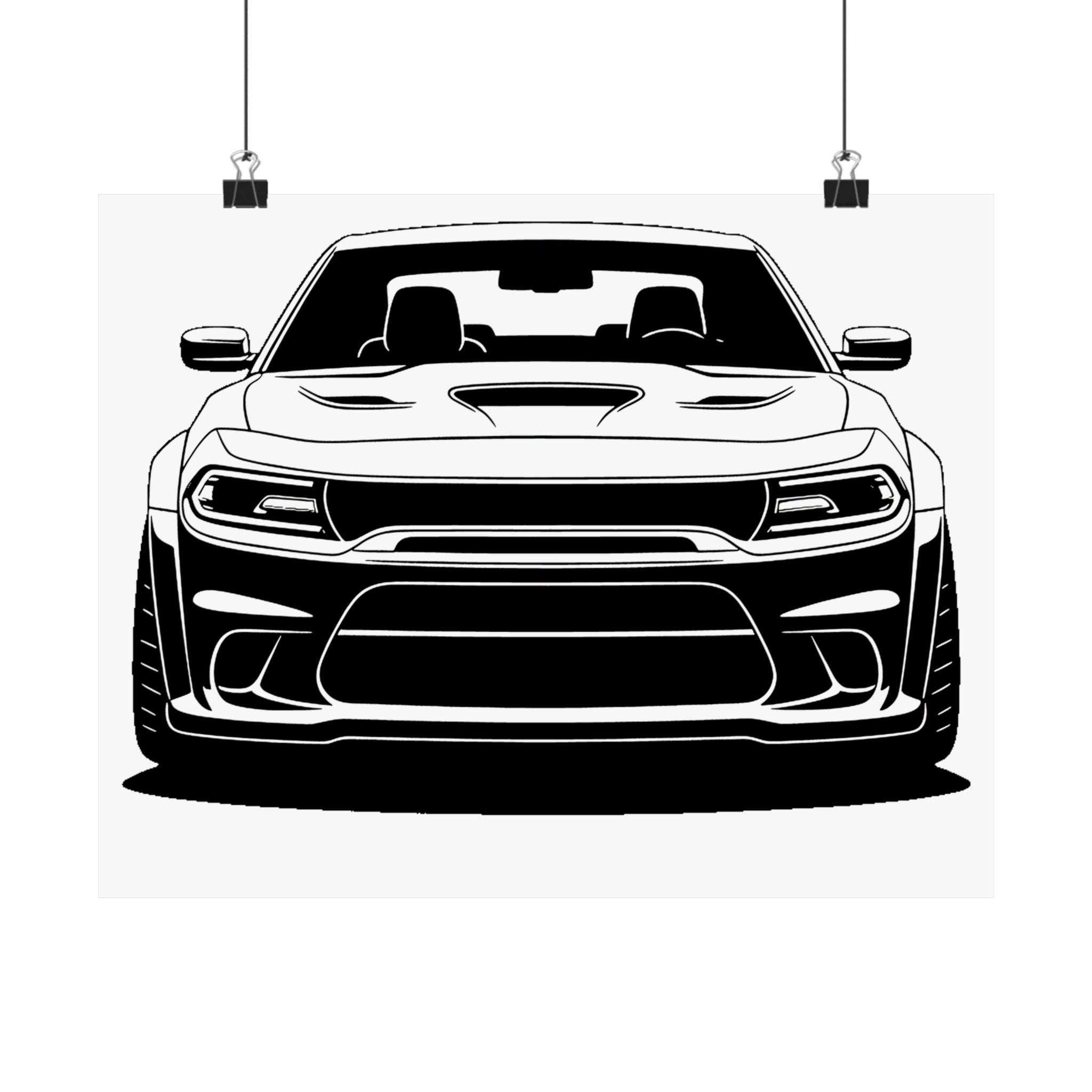 Dodge Challenger SRT Hellcat Poster