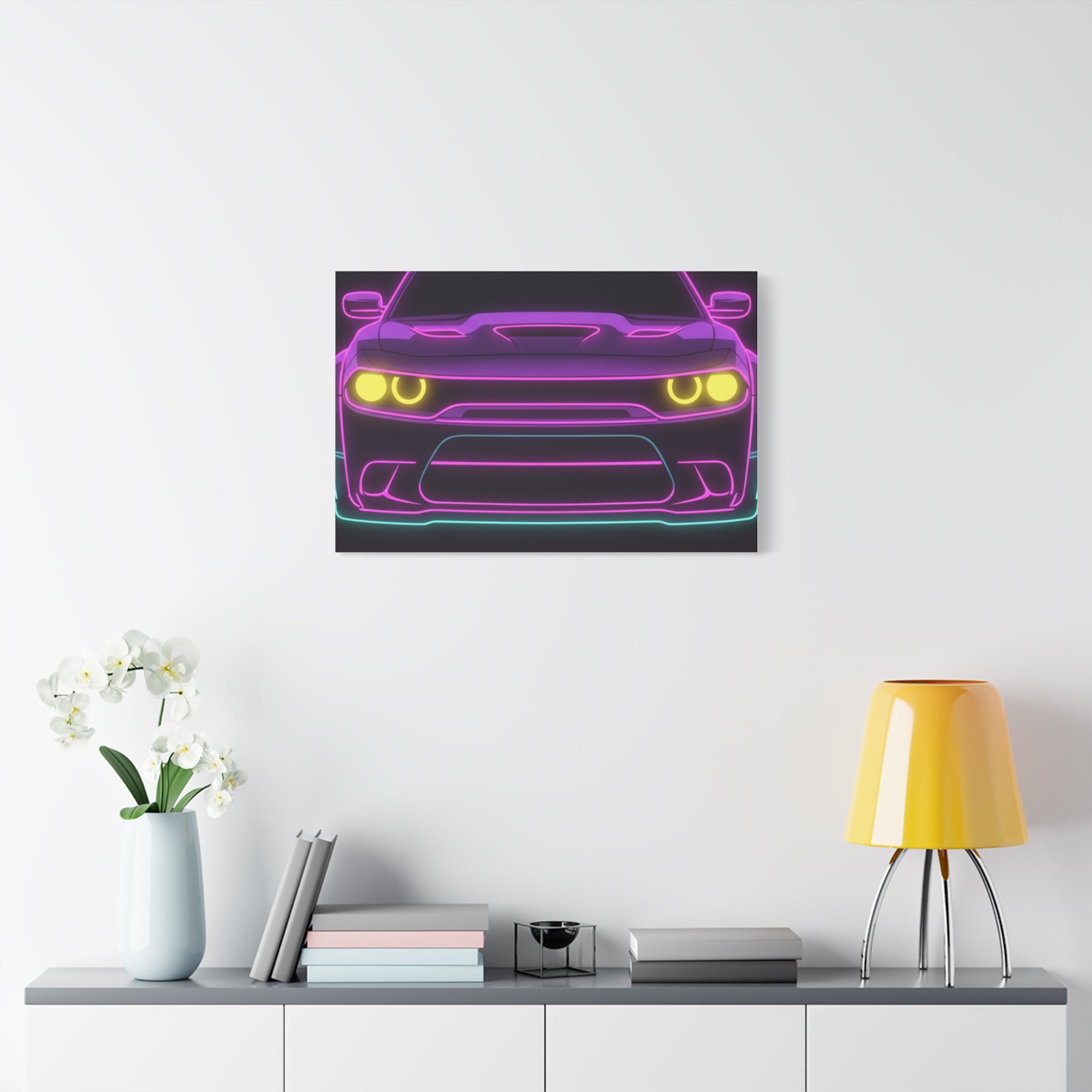 Dodge Challenger SRT Hellcat Canvas Wall Art