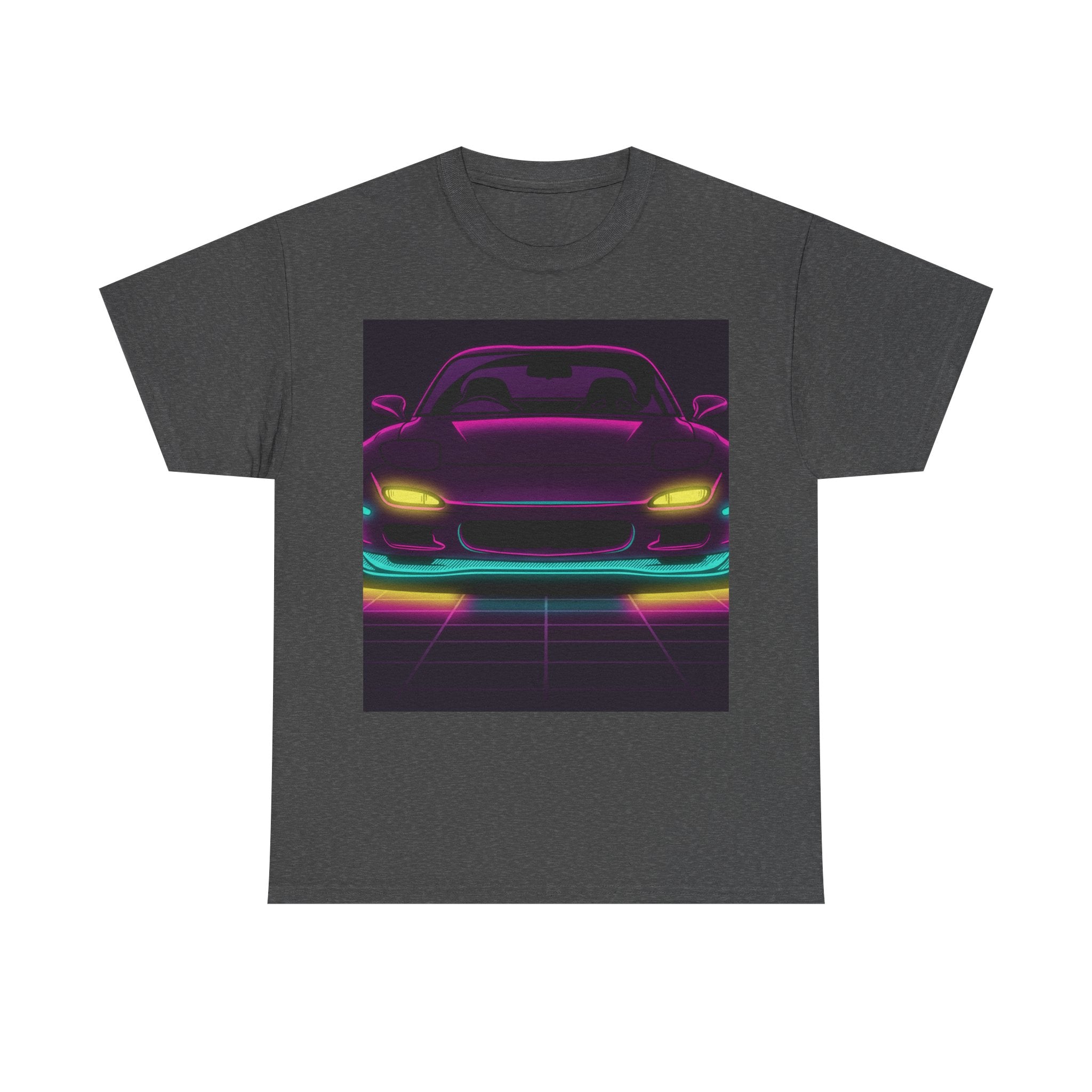 Mazda RX-7 FD Neon Synthwave Unisex Tee