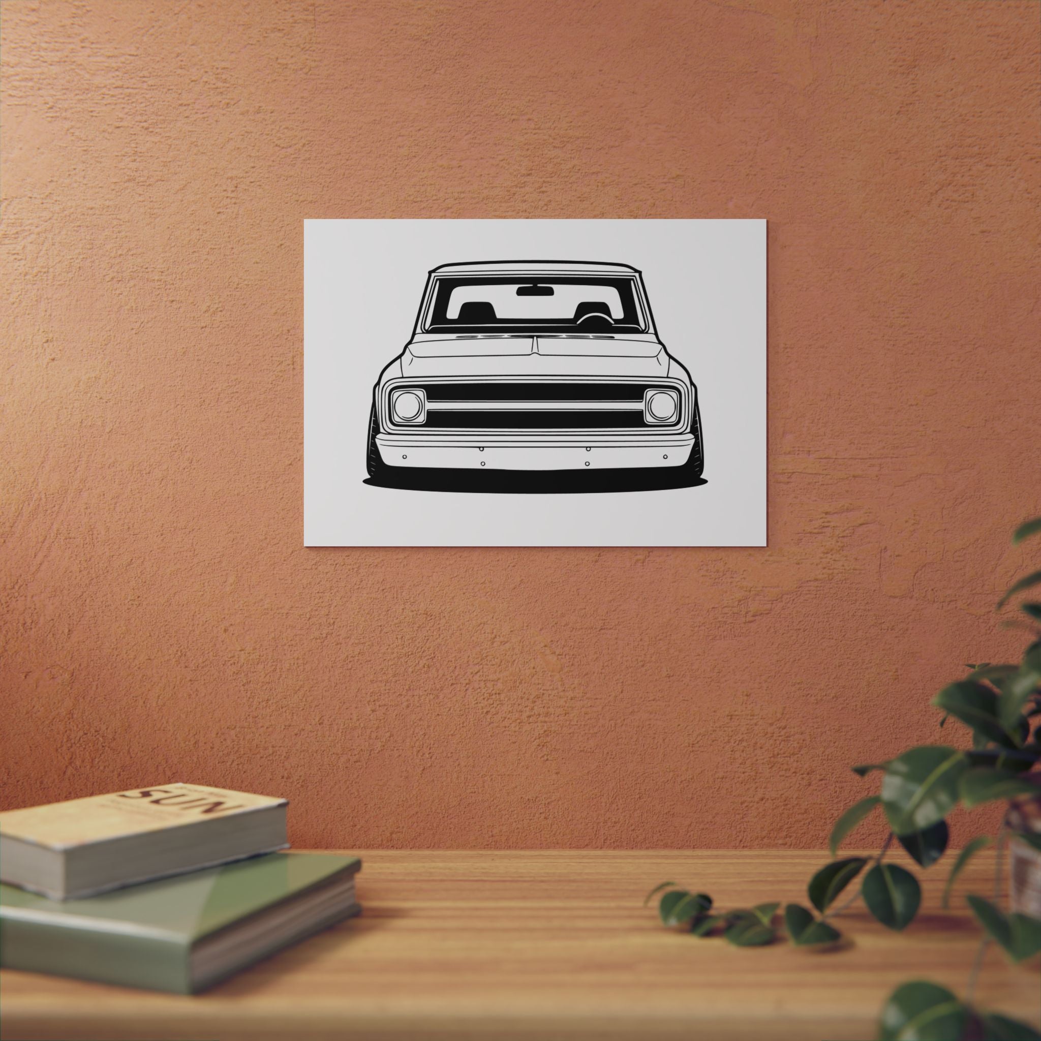 Chevy C10 Pickup (1967-72) Pro-Touring Metal Wall Sign