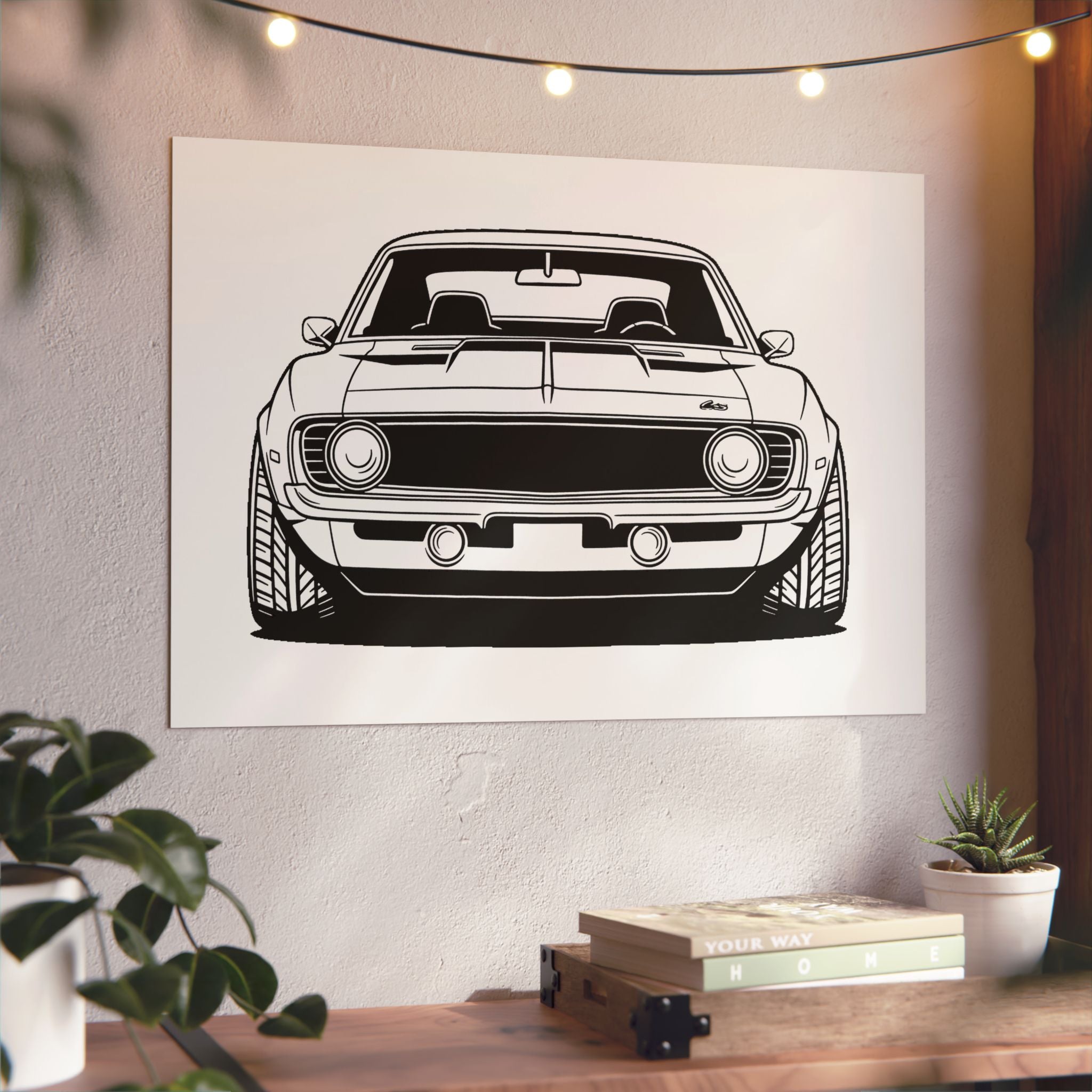 1969 Chevrolet Camaro SS Metal Wall Sign