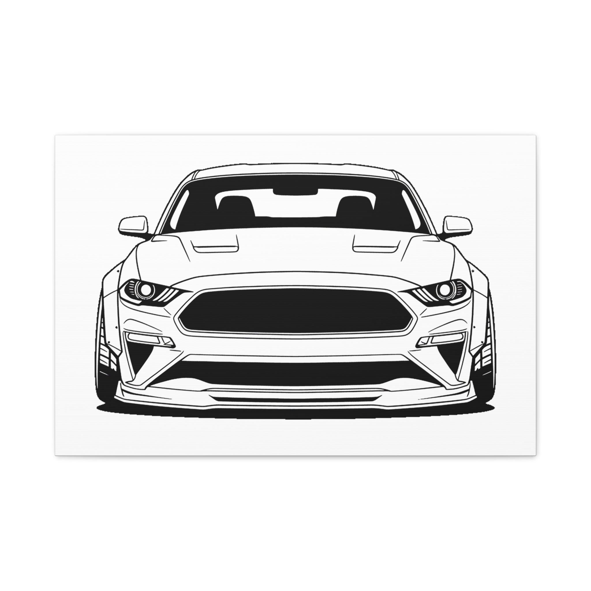 Ford Mustang GT (S650) Canvas Wall Art