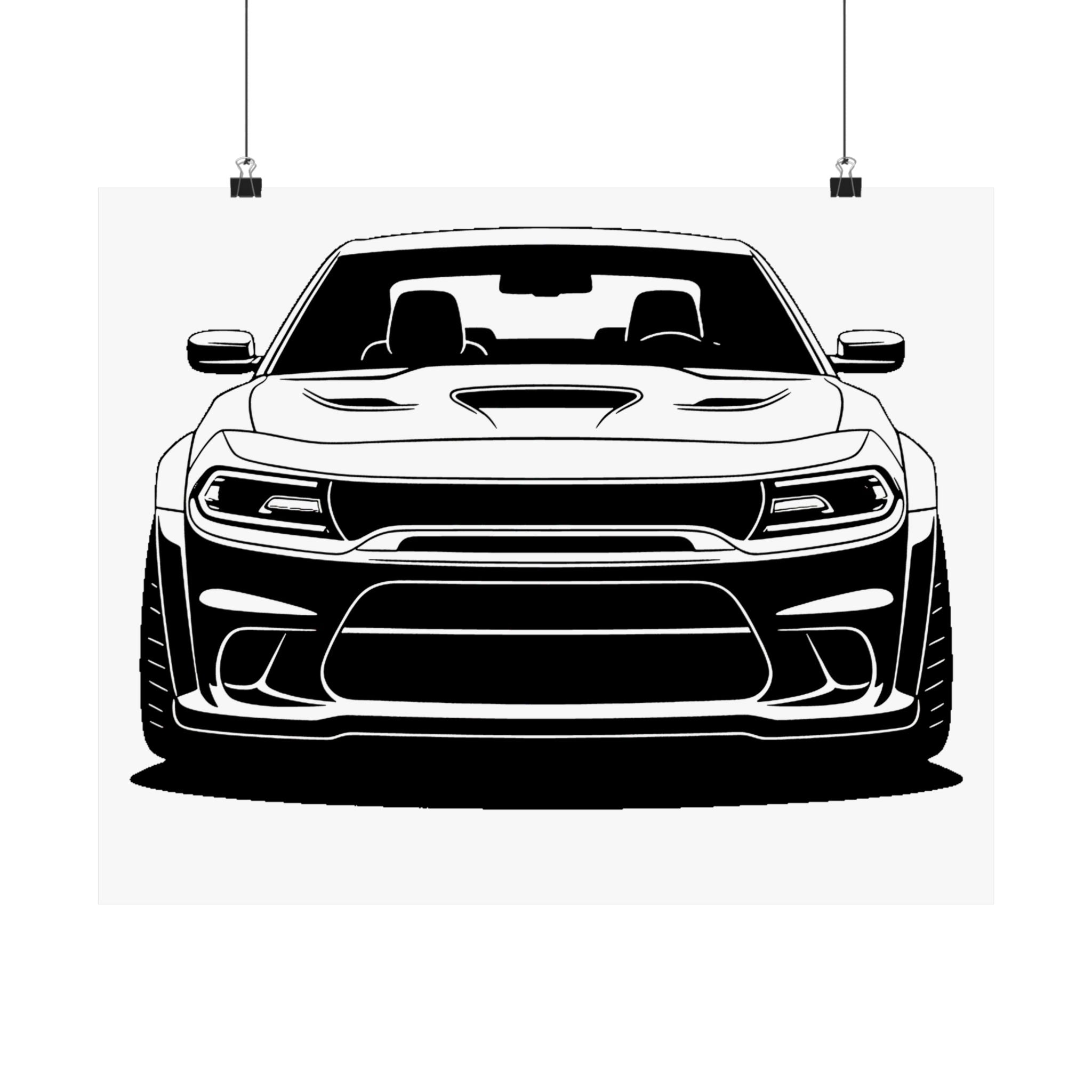 Dodge Challenger SRT Hellcat Poster