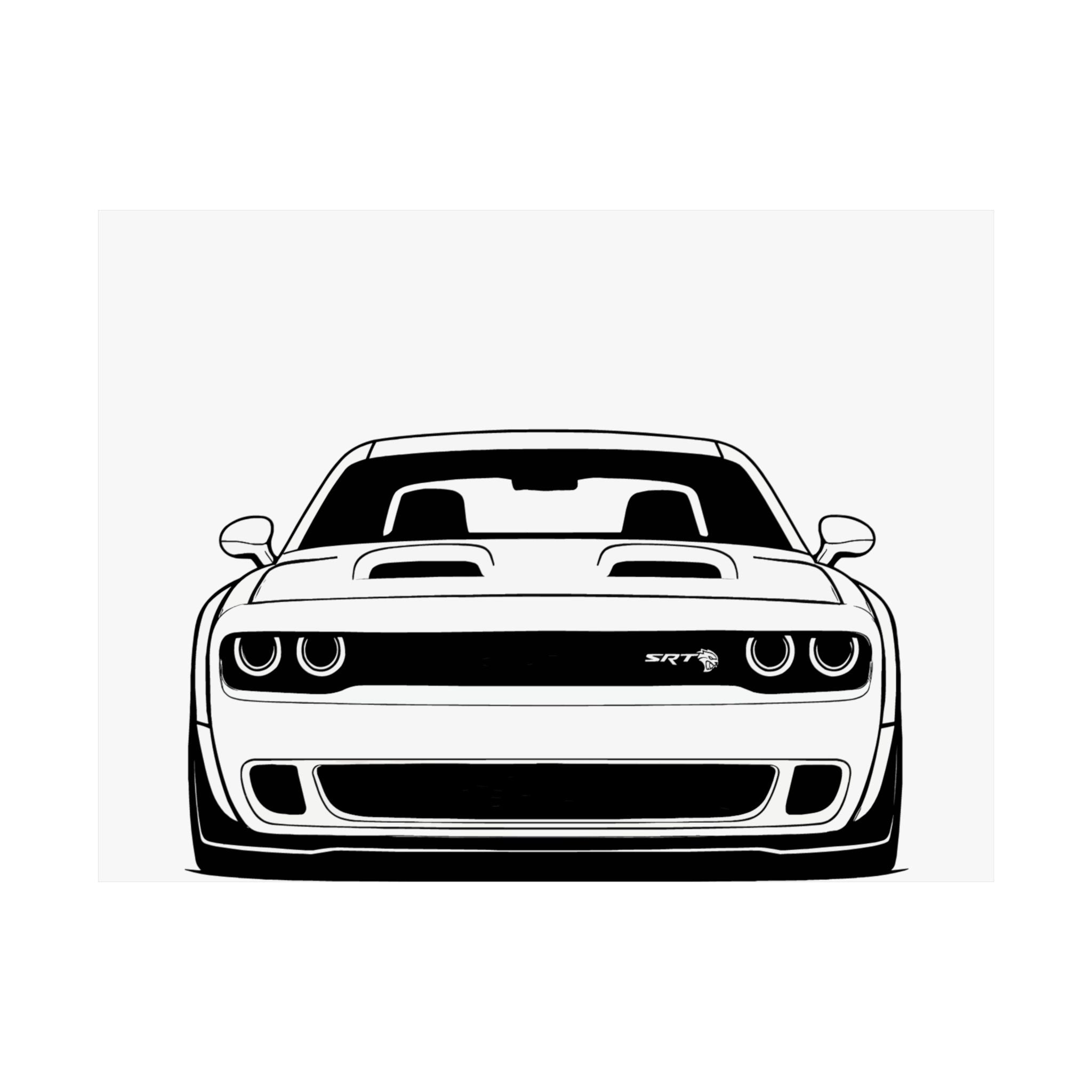 Dodge Challenger SRT Hellcat Poster