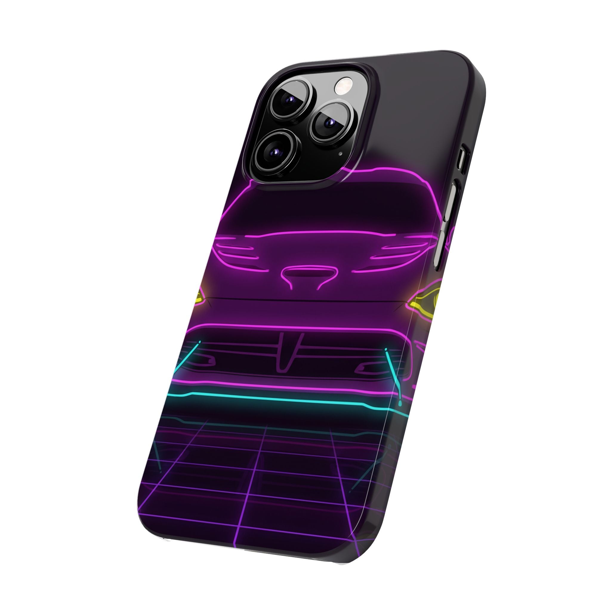 Dodge Viper (1992-17) Neon Synthwave Phone Case