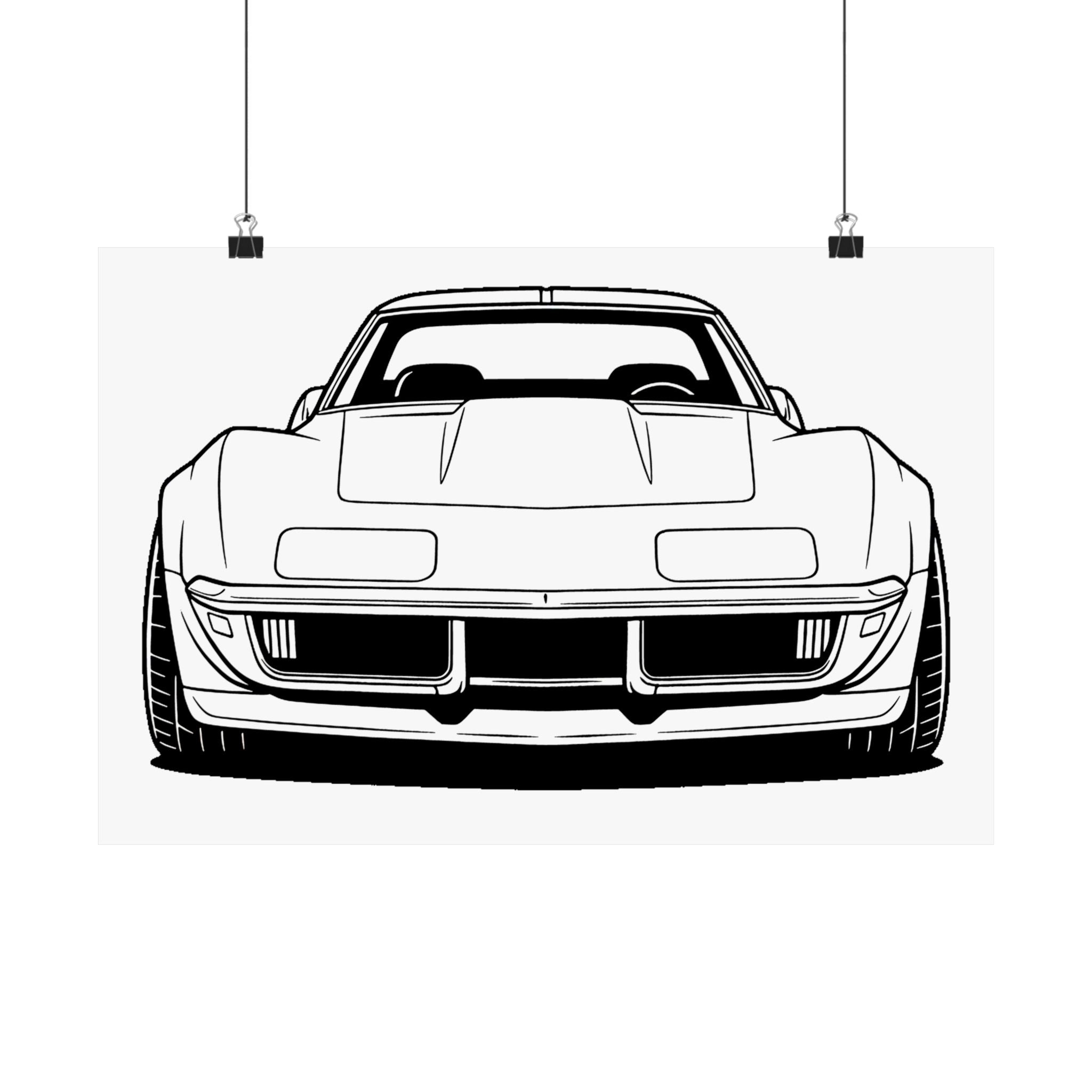 1969 Corvette Stingray C3 Poster